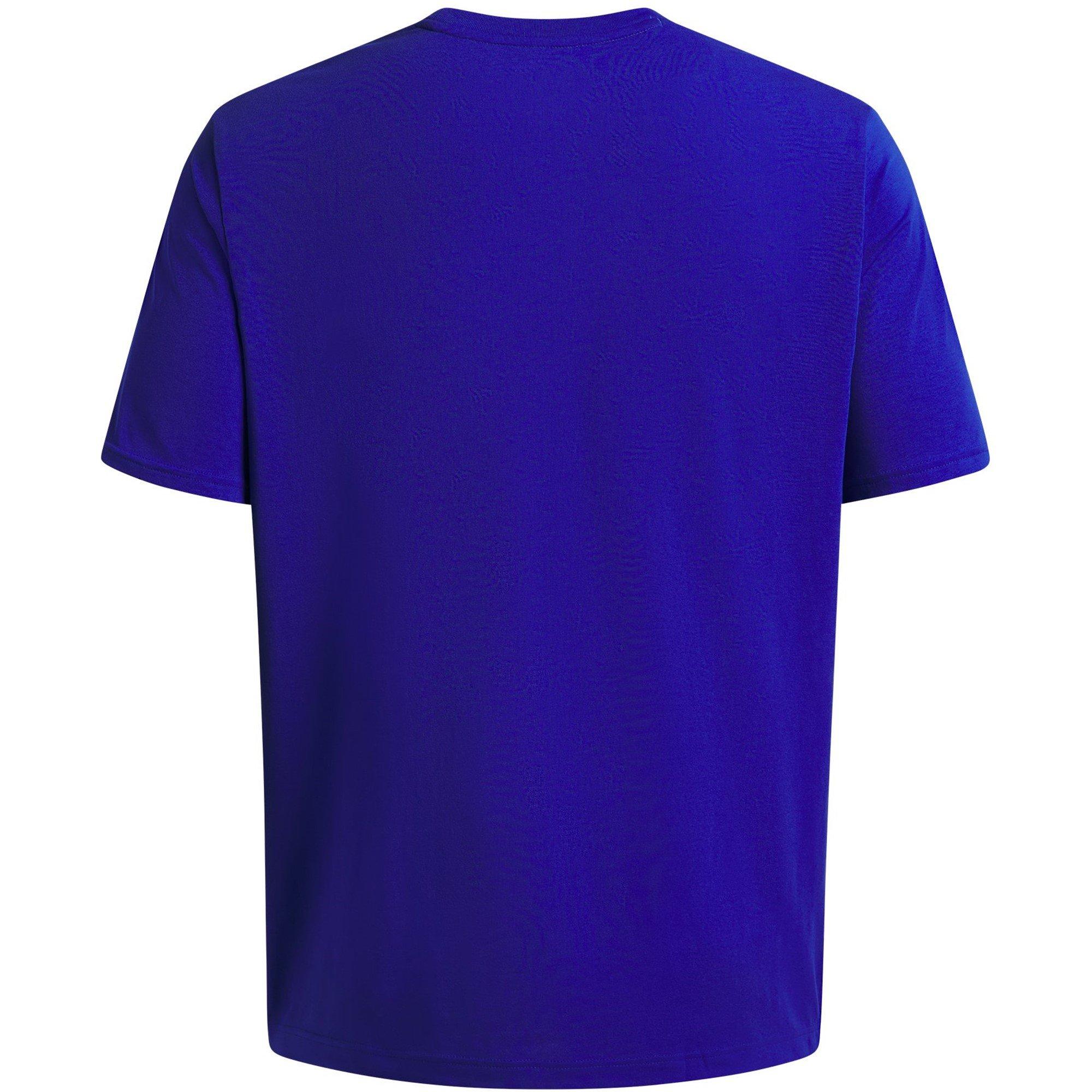 Blau/Weiß/Gelb - Under Armour - Curry Logo Trend T-Shirt Mens - 2