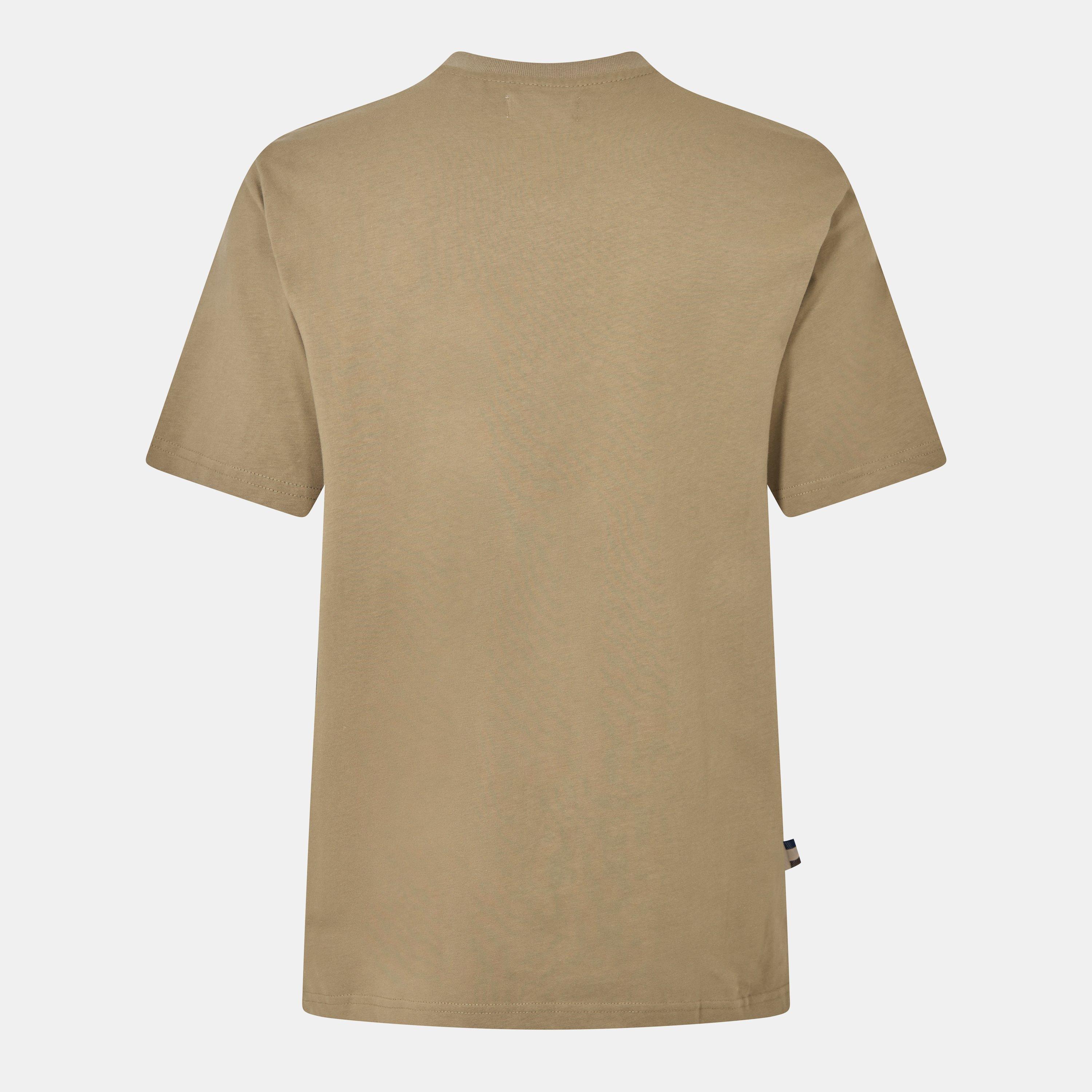 Khaki - Aquascutum - Checked T-Shirt - 2