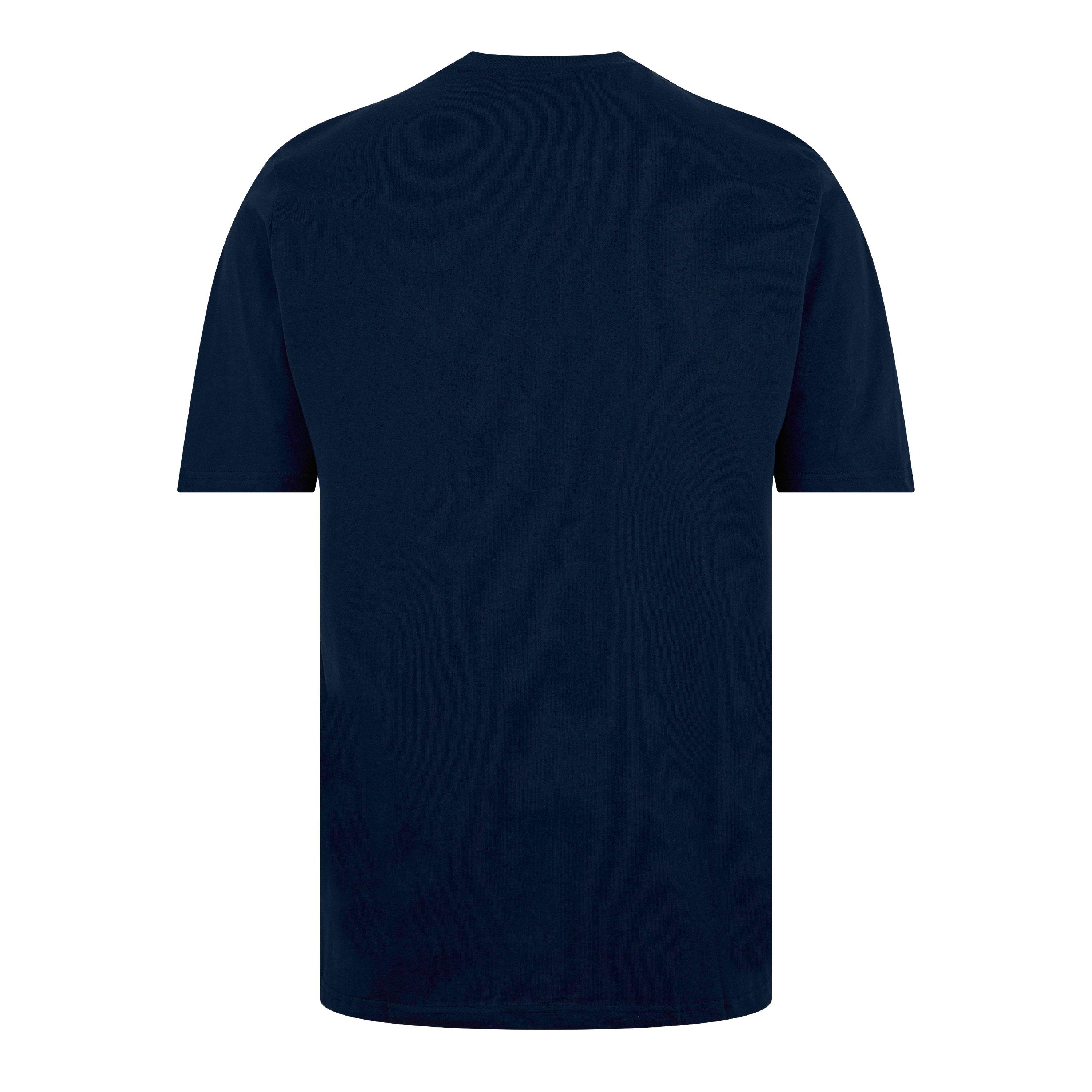 Navy/Check - Aquascutum - Checked T-Shirt - 2
