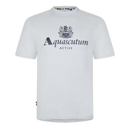 Aquascutum Active Big Logo T Shirt