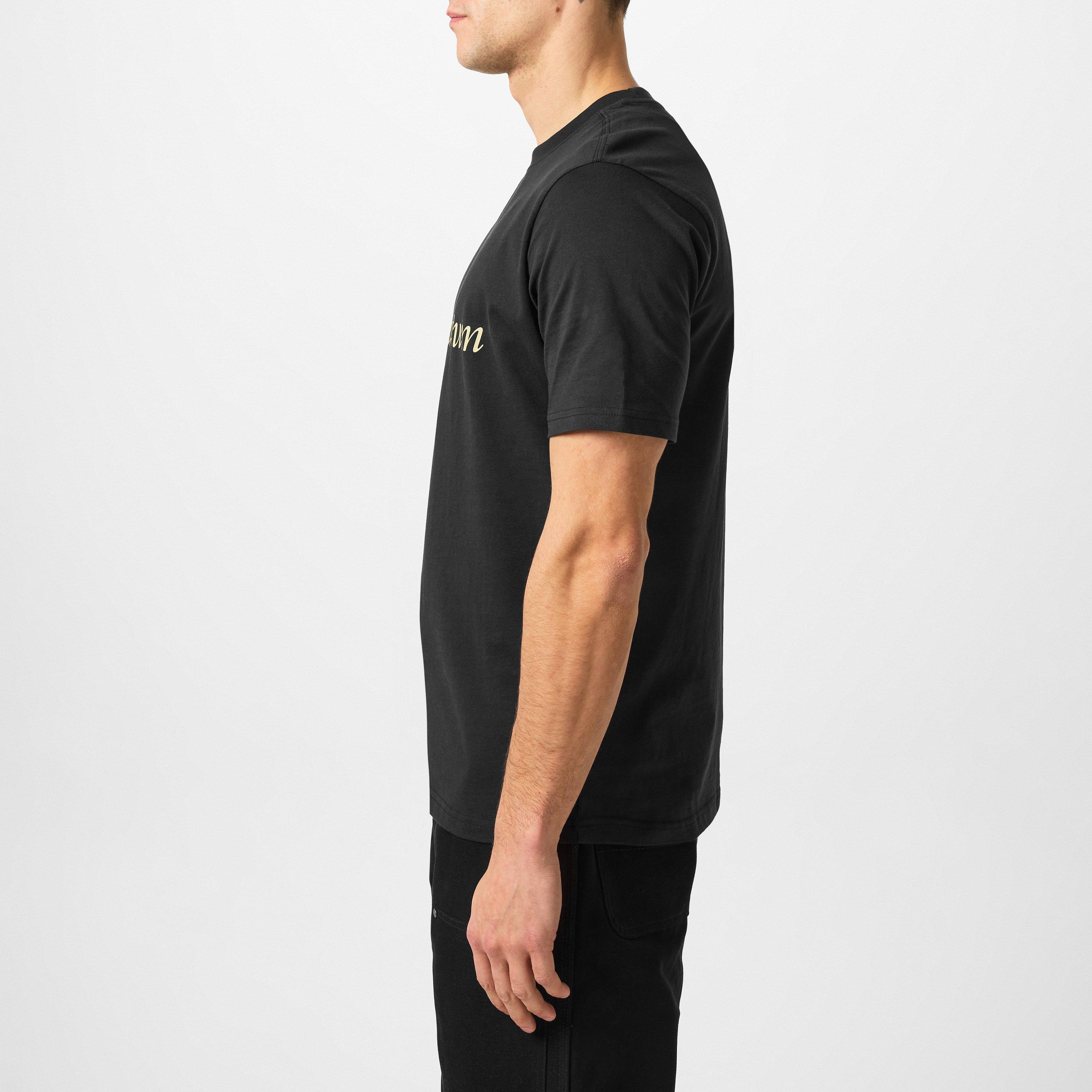 Black - Aquascutum - Active Big Logo T-Shirt - 5