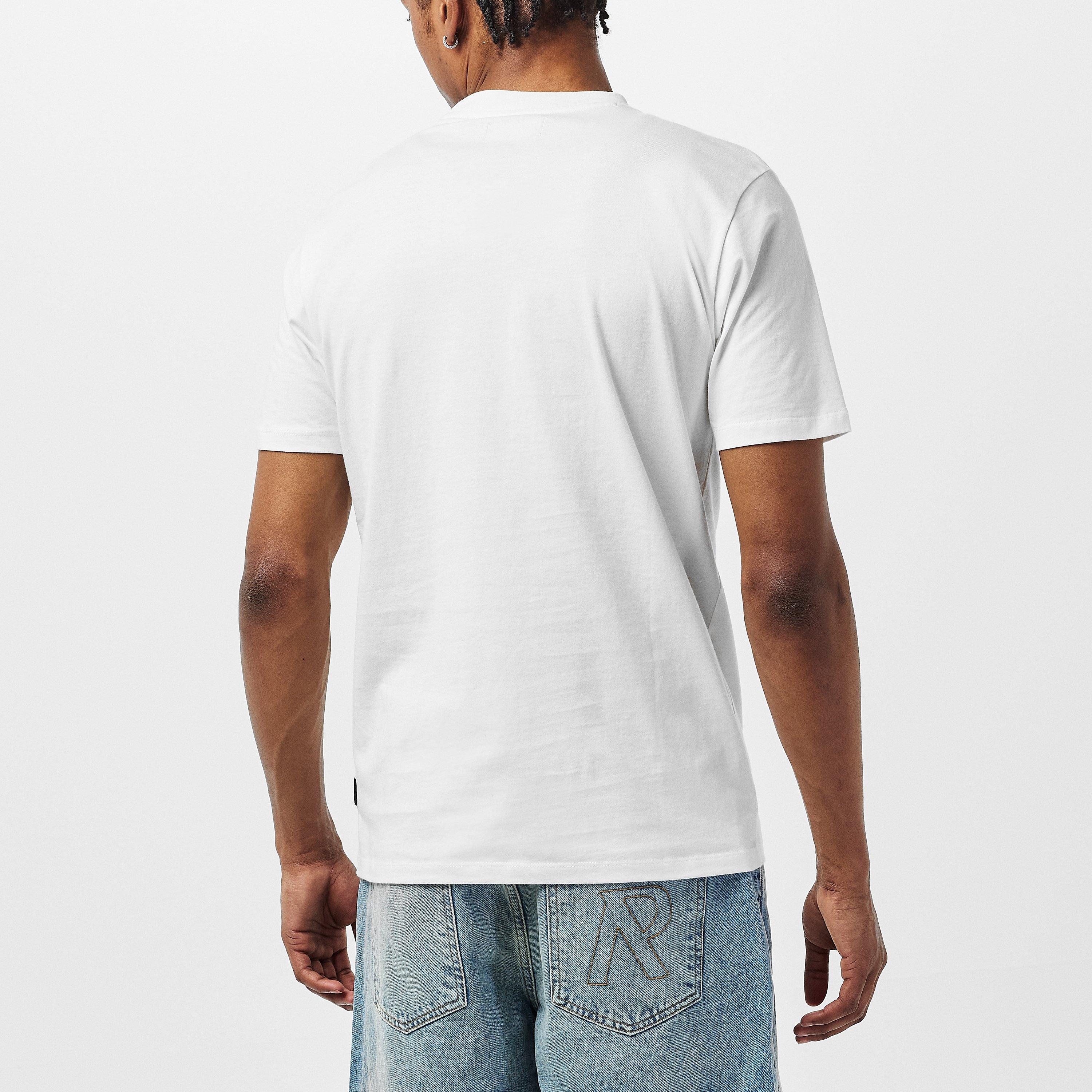 011 White - Replay - Men's Regular Fit T-Shirt - 4