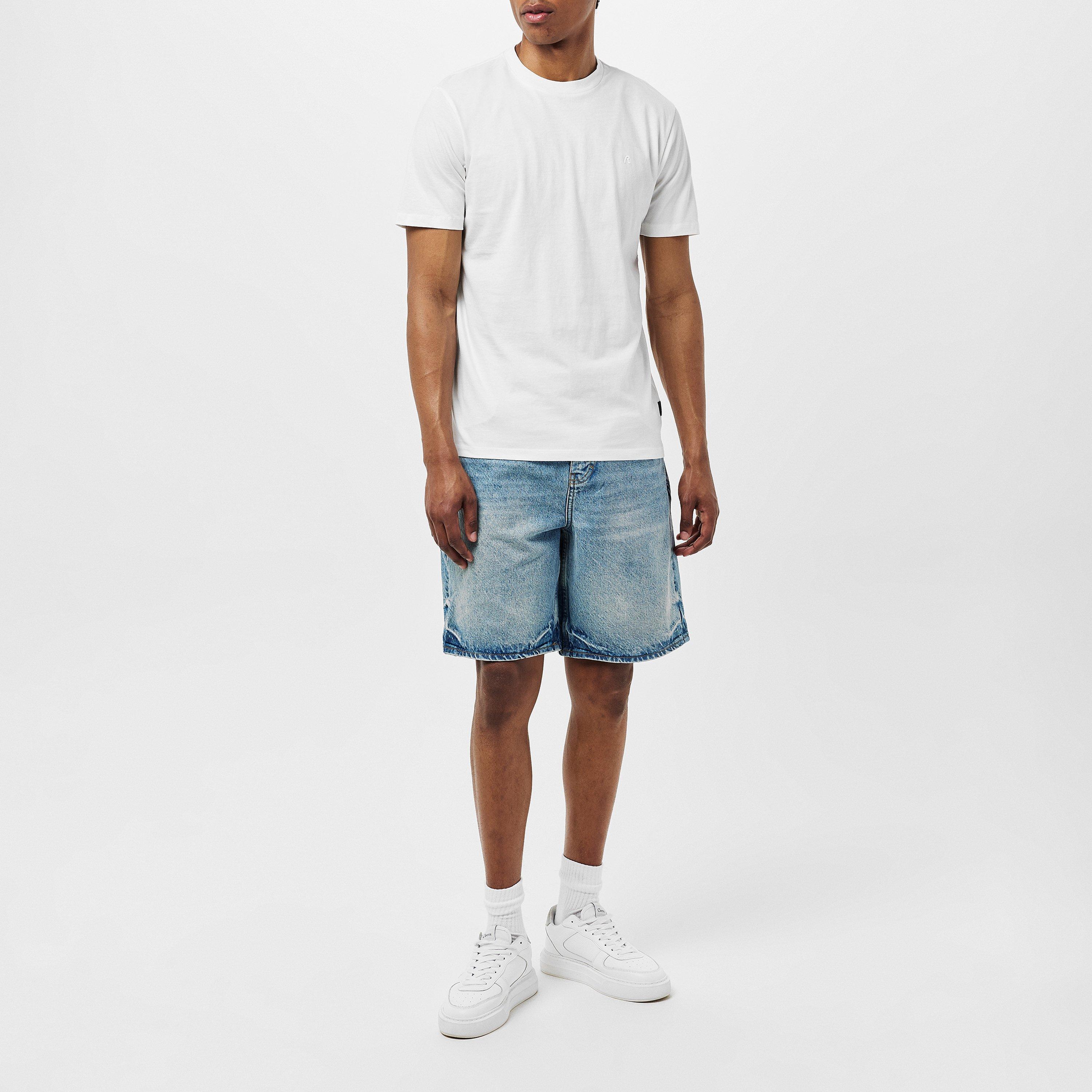 011 White - Replay - Men's Regular Fit T-Shirt - 6