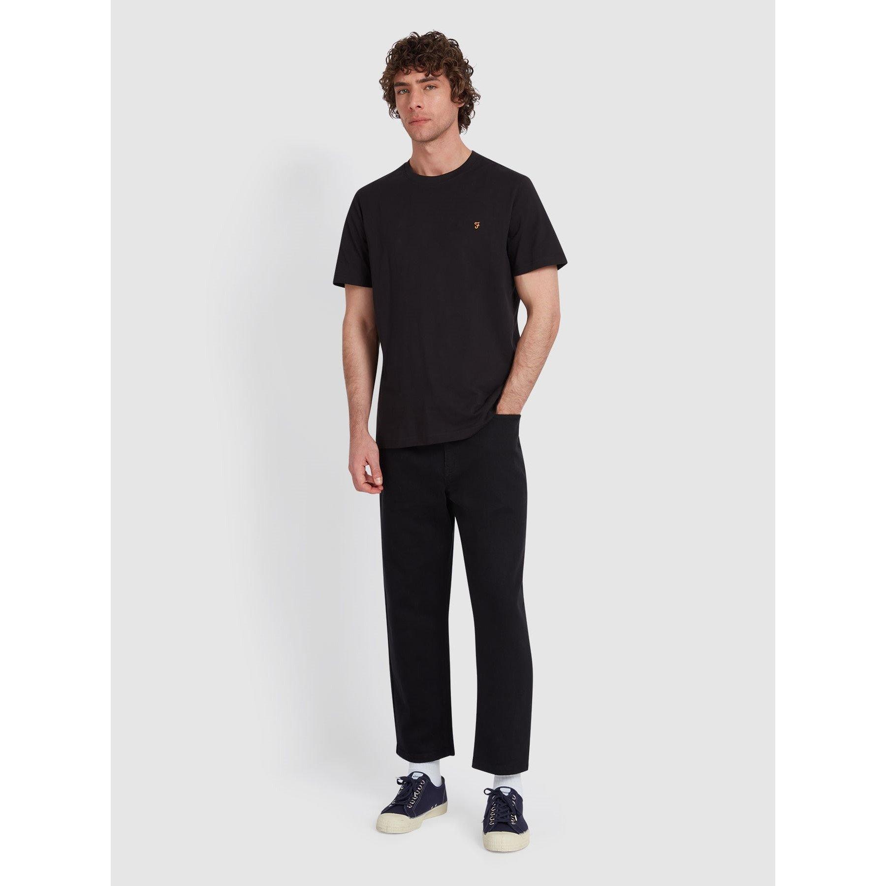 Farah Men's Regular Fit T-Shirt Black Large - Image 4