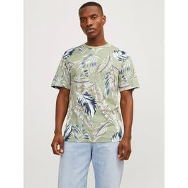 Jack and Jones Jeff AOP Short Sleeve T Shirt