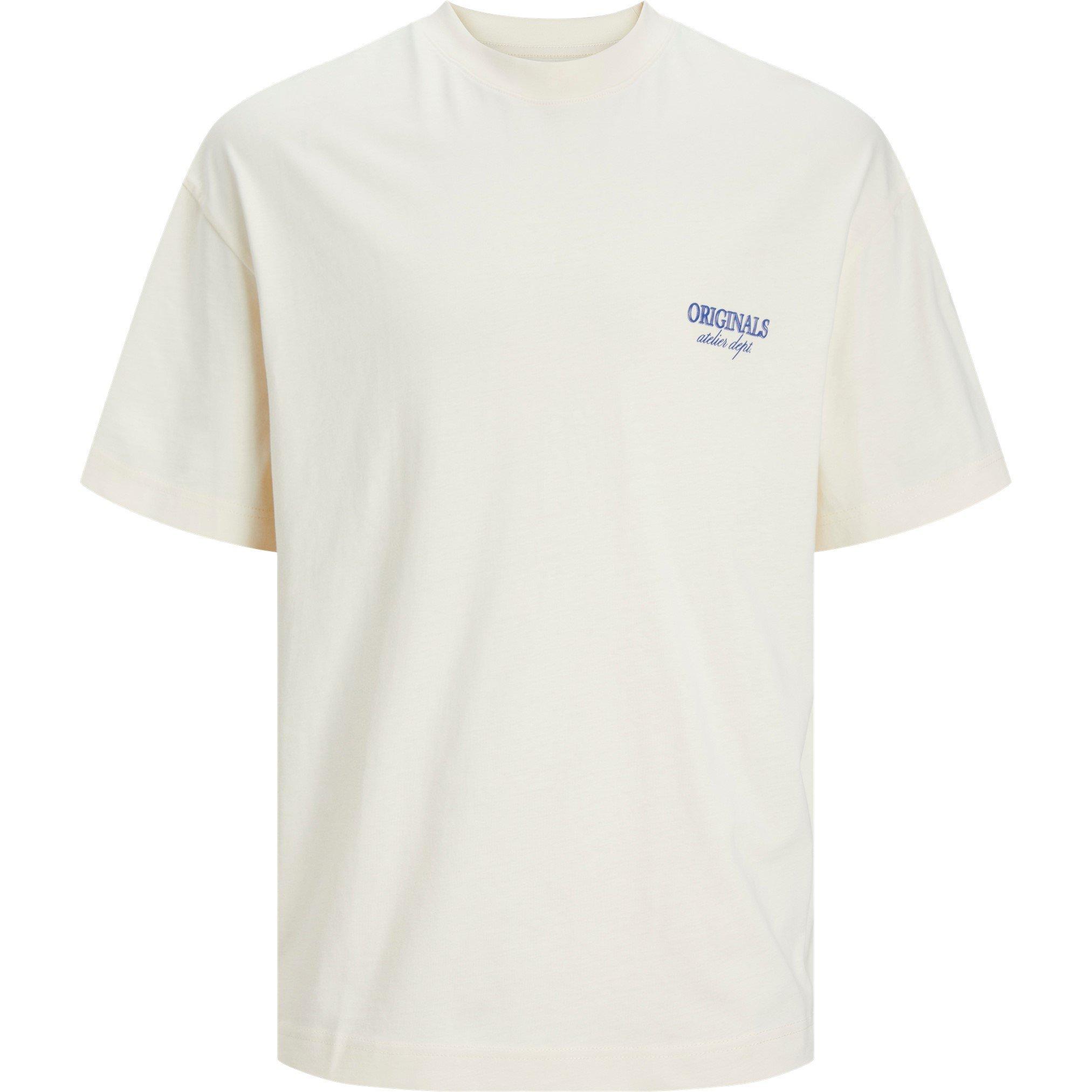 Botercrème - Jack and Jones - Back Graphic Short Sleeve T-Shirt - 7