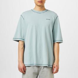 Ami Paris Fade Out Embroidered Logo T-Shirt