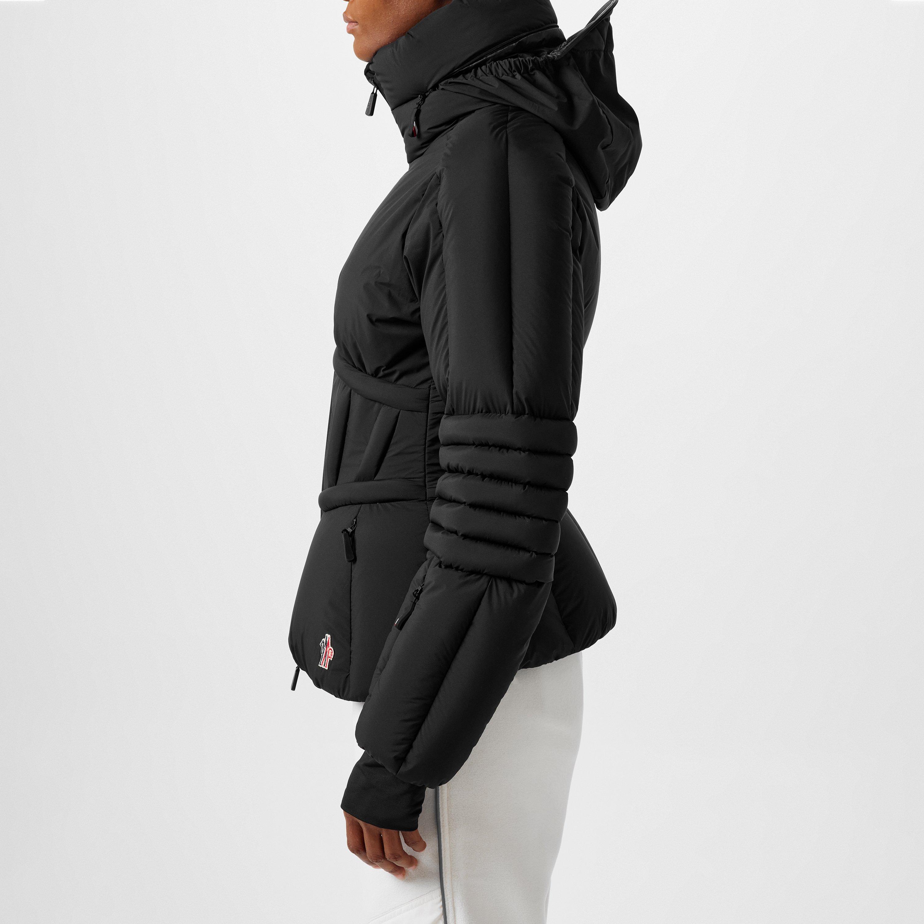 Black 999 - Moncler Grenoble - Women's Sarenna Ski Goose Down Windproof Slim Fit Short Puffer Jacket - 2