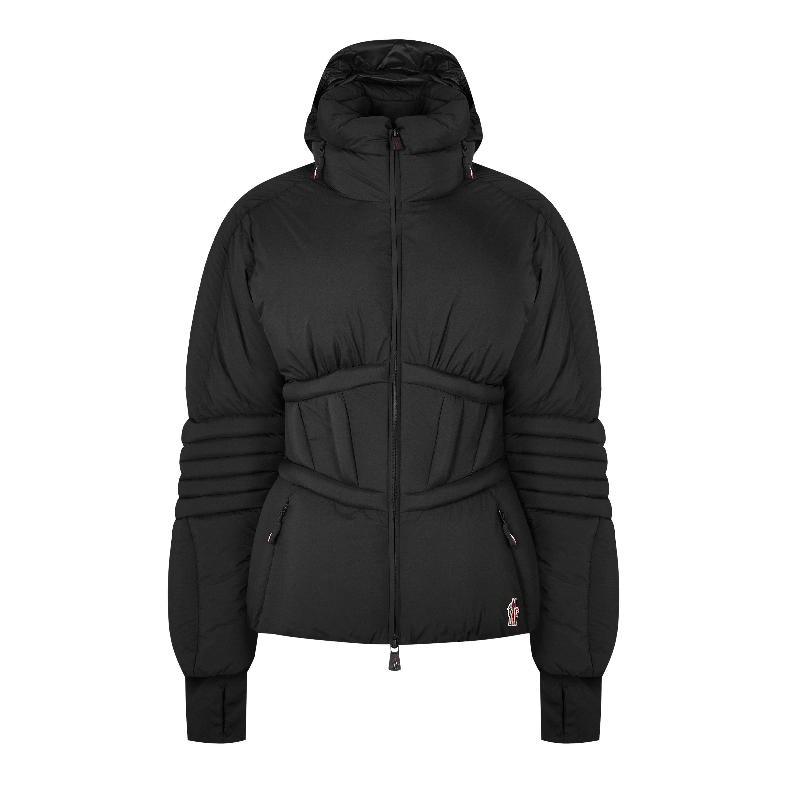 Black 999 - Moncler Grenoble - Women's Sarenna Ski Goose Down Windproof Slim Fit Short Puffer Jacket - 5