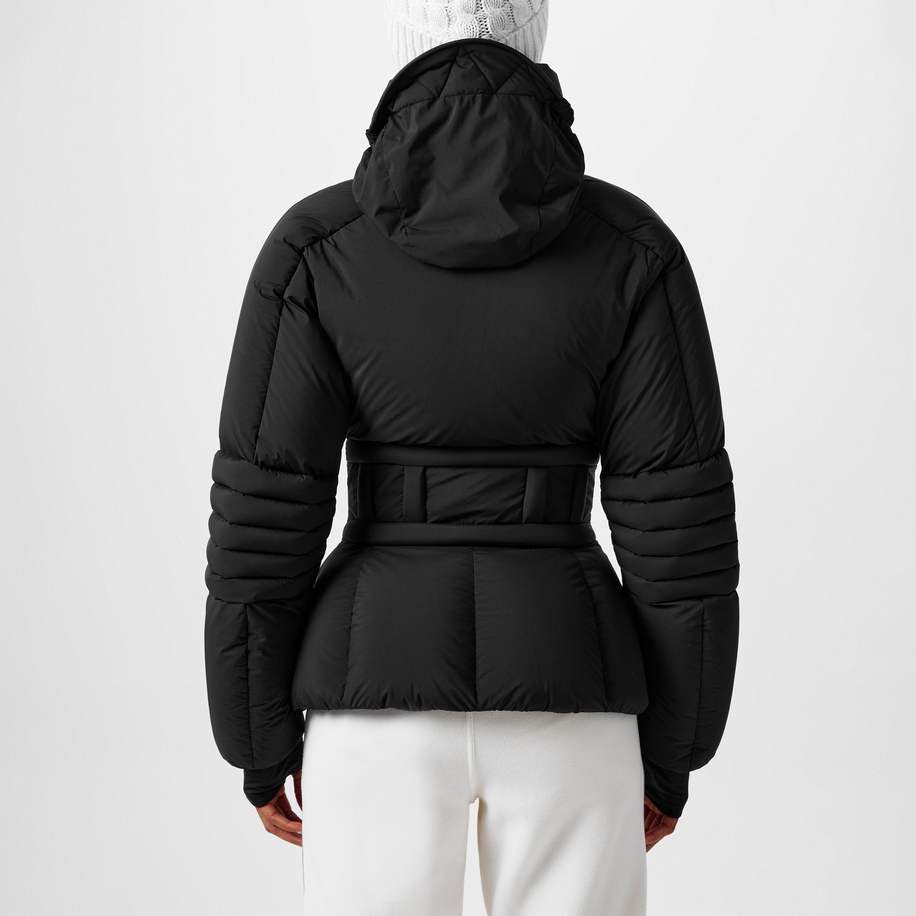 Black 999 - Moncler Grenoble - Women's Sarenna Ski Goose Down Windproof Slim Fit Short Puffer Jacket - 3