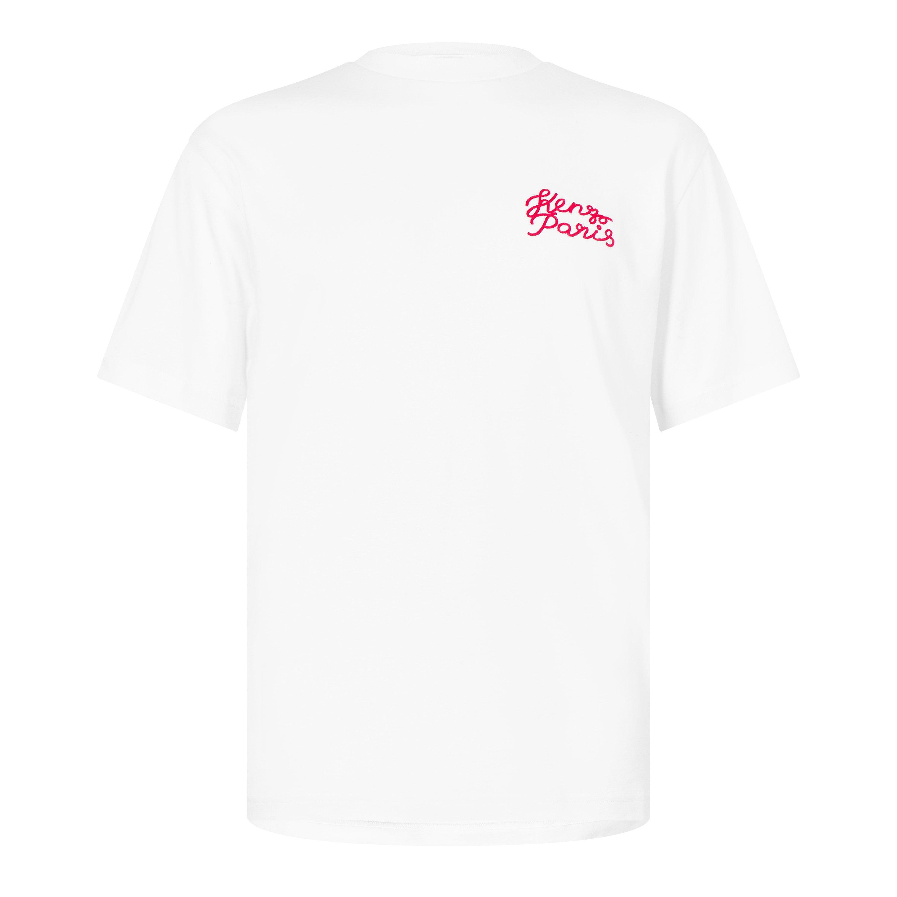 Kenzo Logo-Printed Cotton-Jersey T-Shirt - White - XL