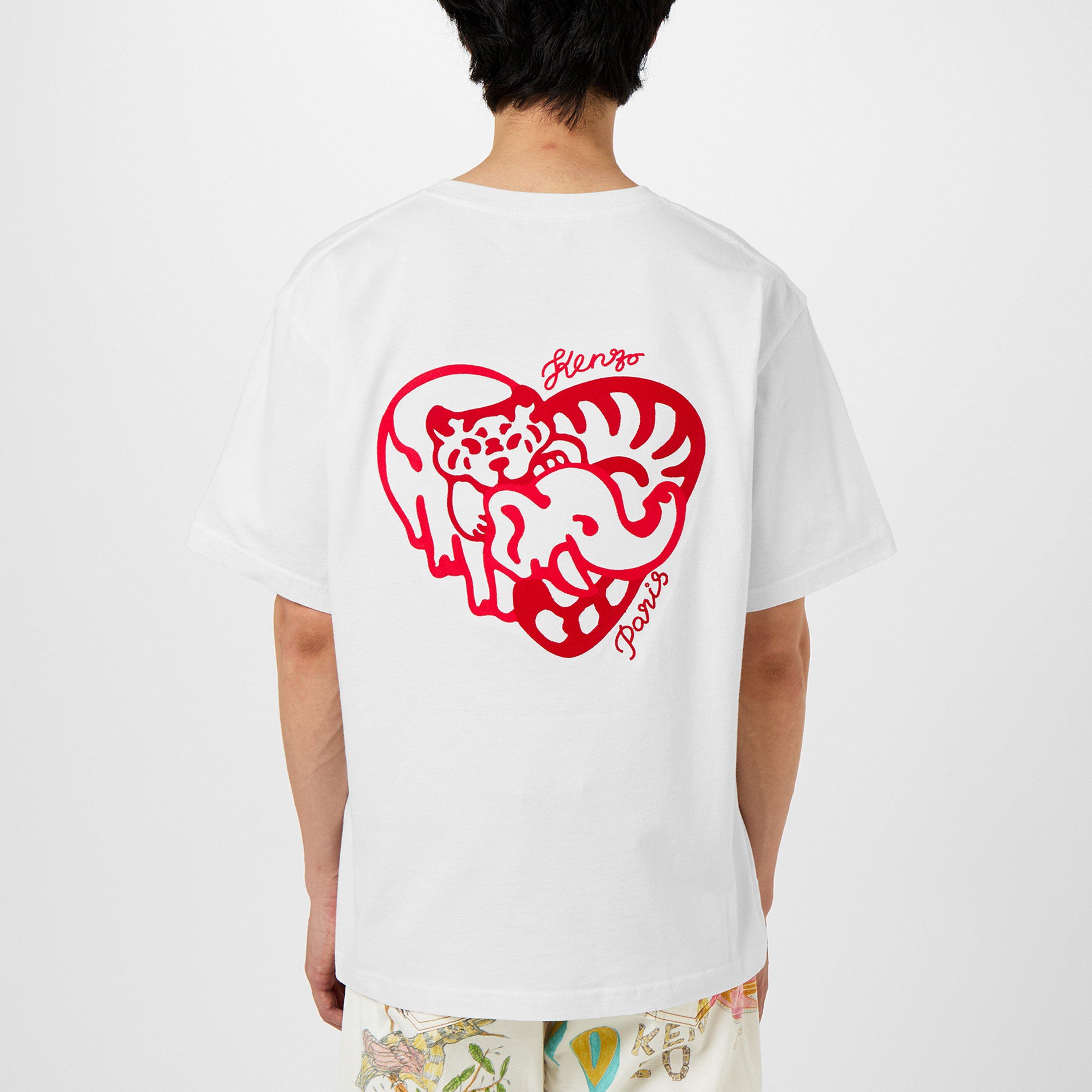 White - Kenzo - Logo-Printed Cotton-Jersey T-Shirt - 4