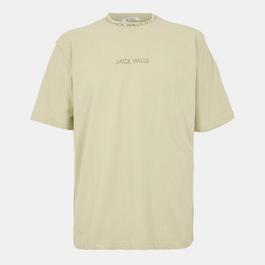 Jack Wills Jacquard T-Shirt Mens