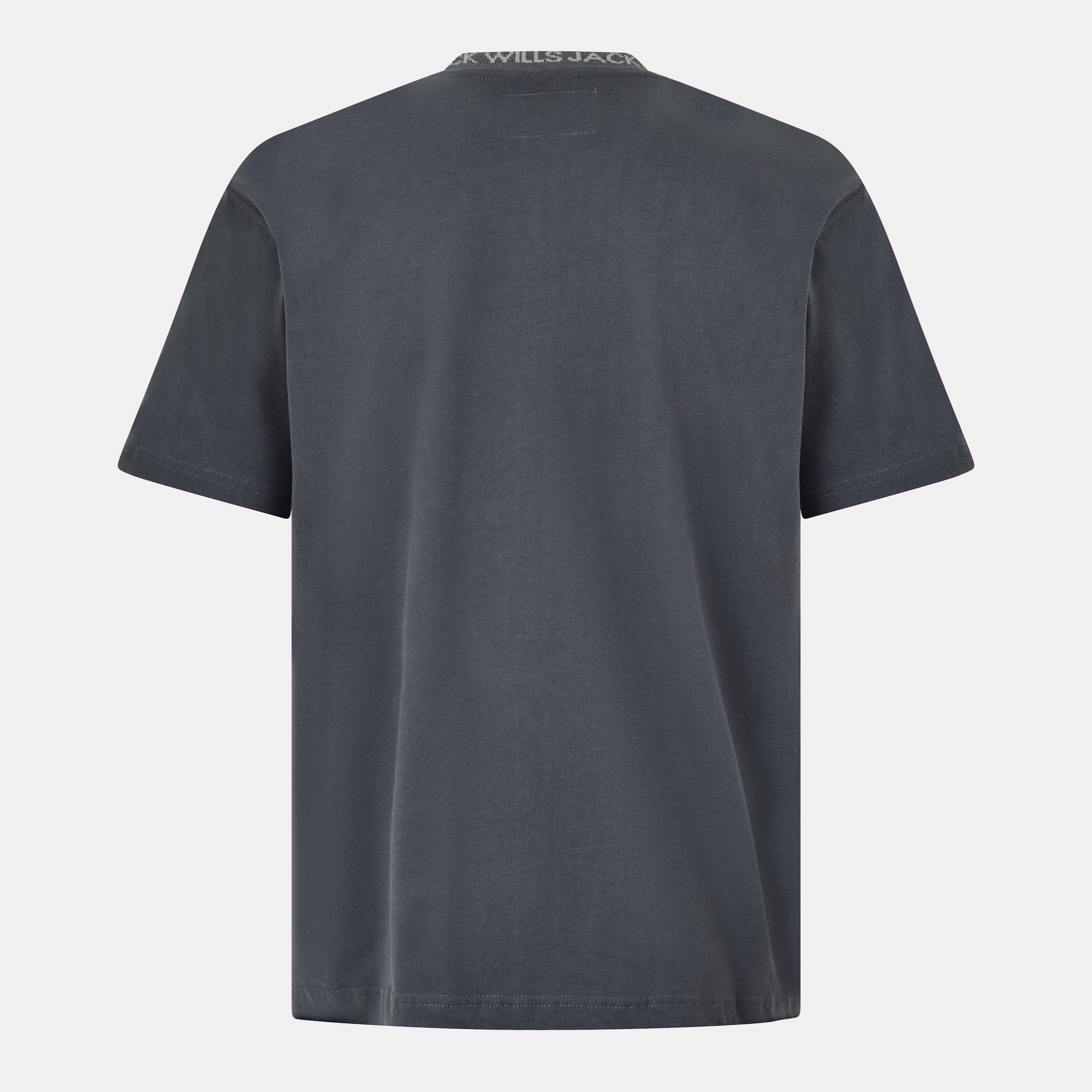Slate - Jack Wills - Jacquard T-Shirt Mens - 2
