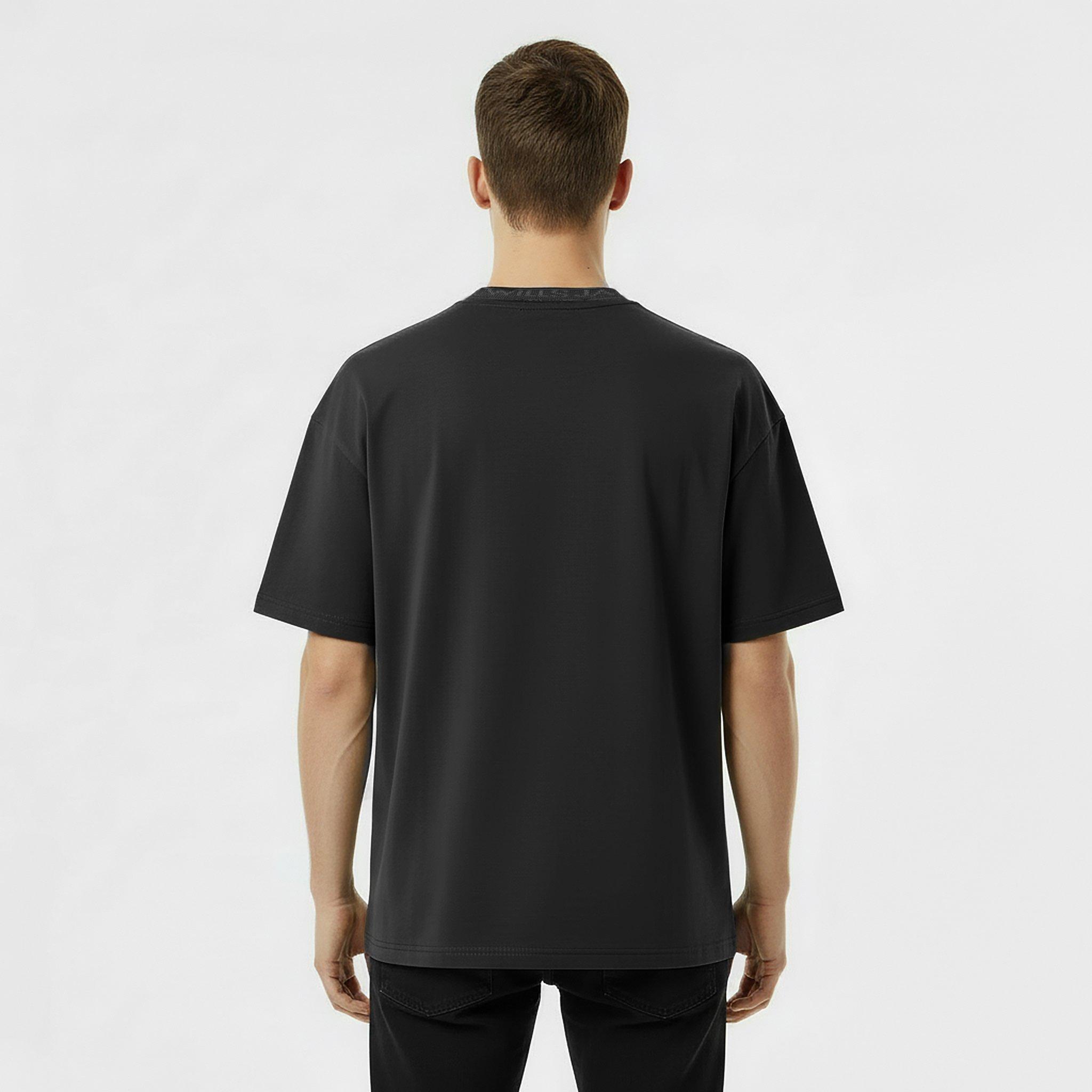 Black - Jack Wills - Jacquard T-Shirt Mens - 4