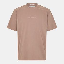 Jack Wills Jacquard T-Shirt Mens