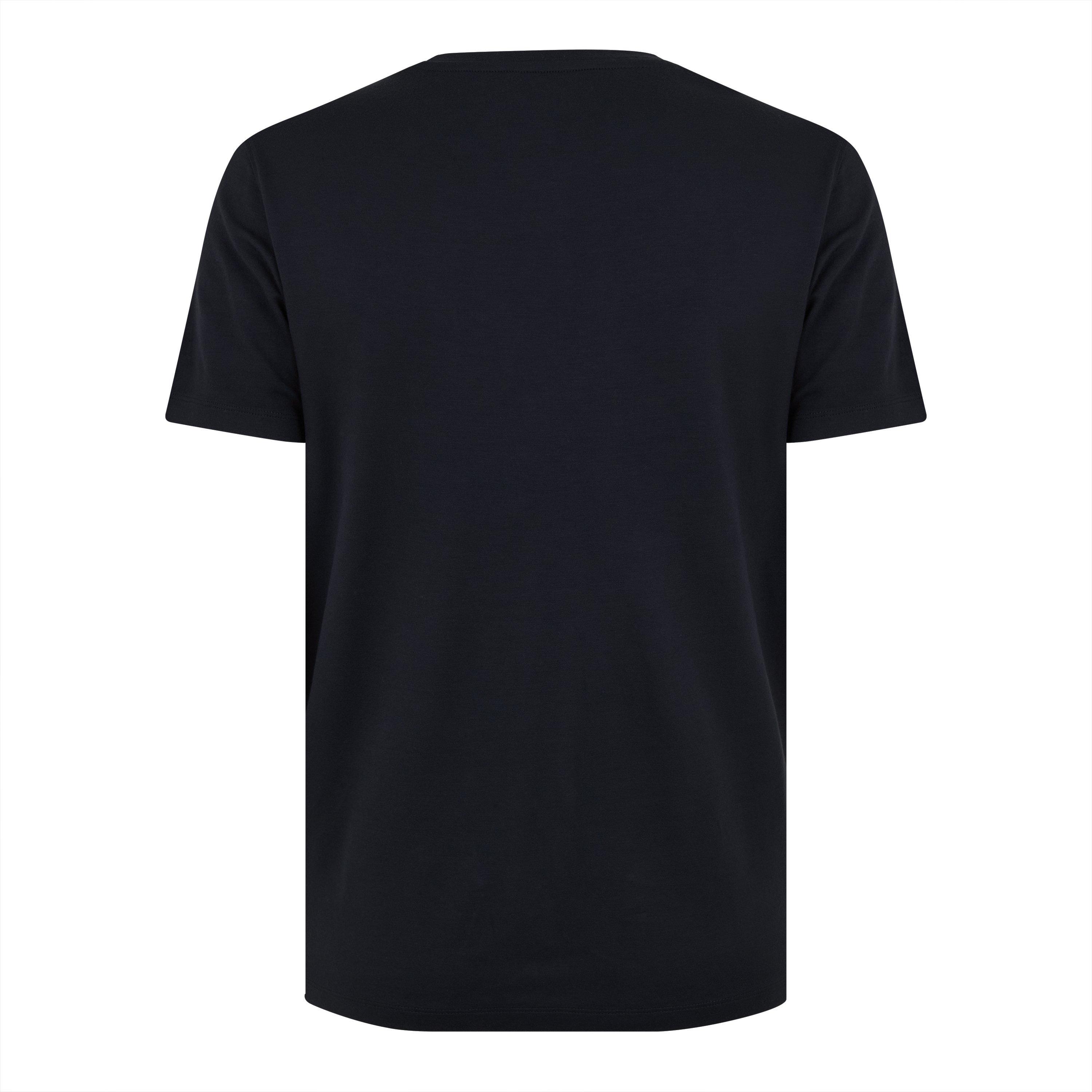 Washed Black - Jack Wills - Men's JW Lounge Pyjama Short Sleeve Top - 6