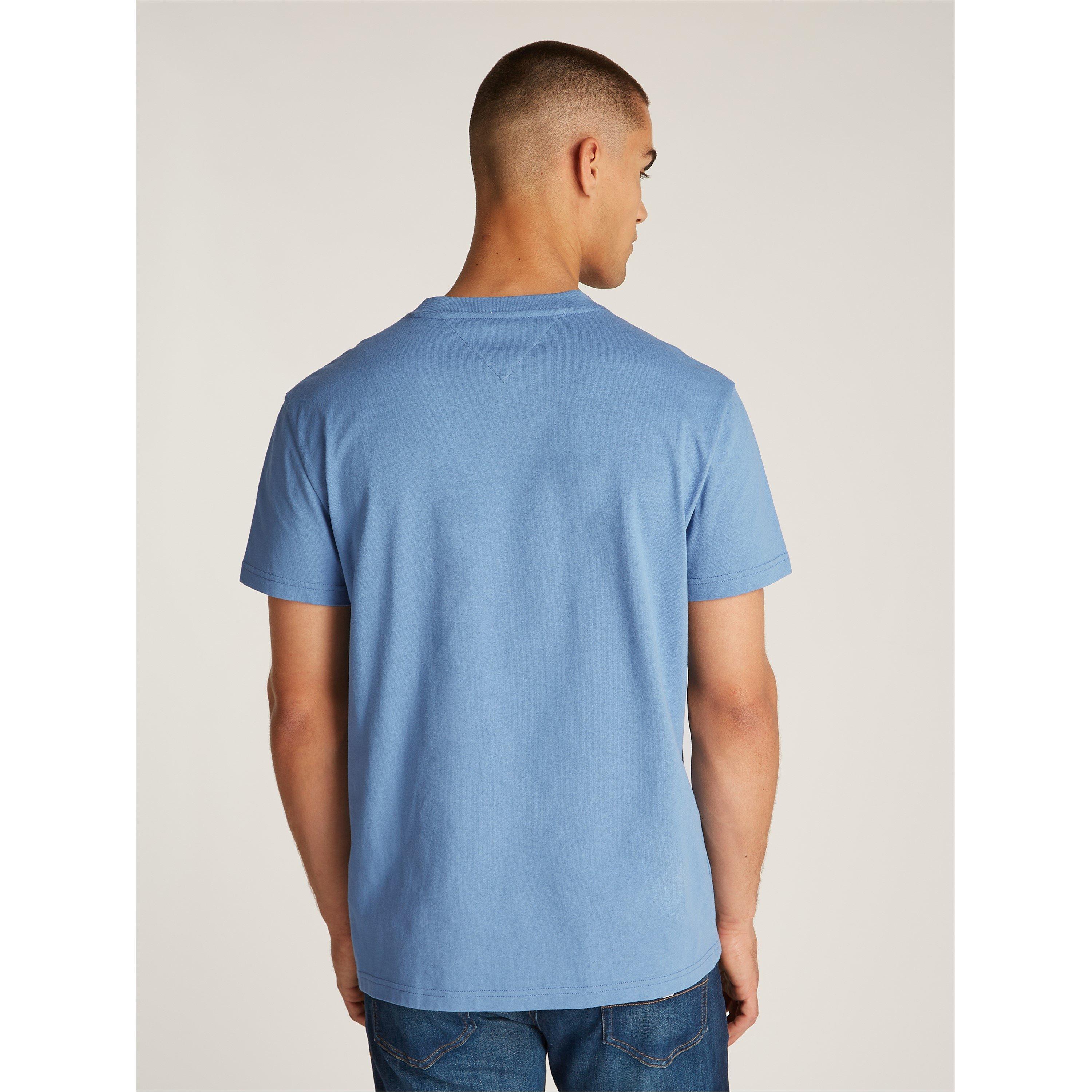 Colorado Blue - Tommy Jeans - Men's TJM Signature Regular Fit T-Shirt - 4