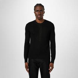 Tom Ford Henley Ribbed T-Shirt