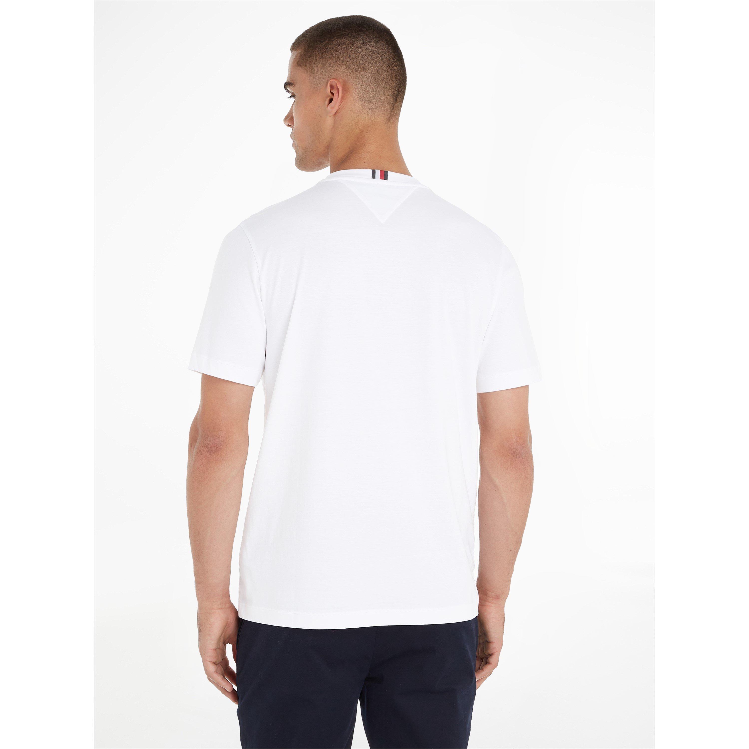 White - Tommy Hilfiger - Cotton Logo T-shirt - 2