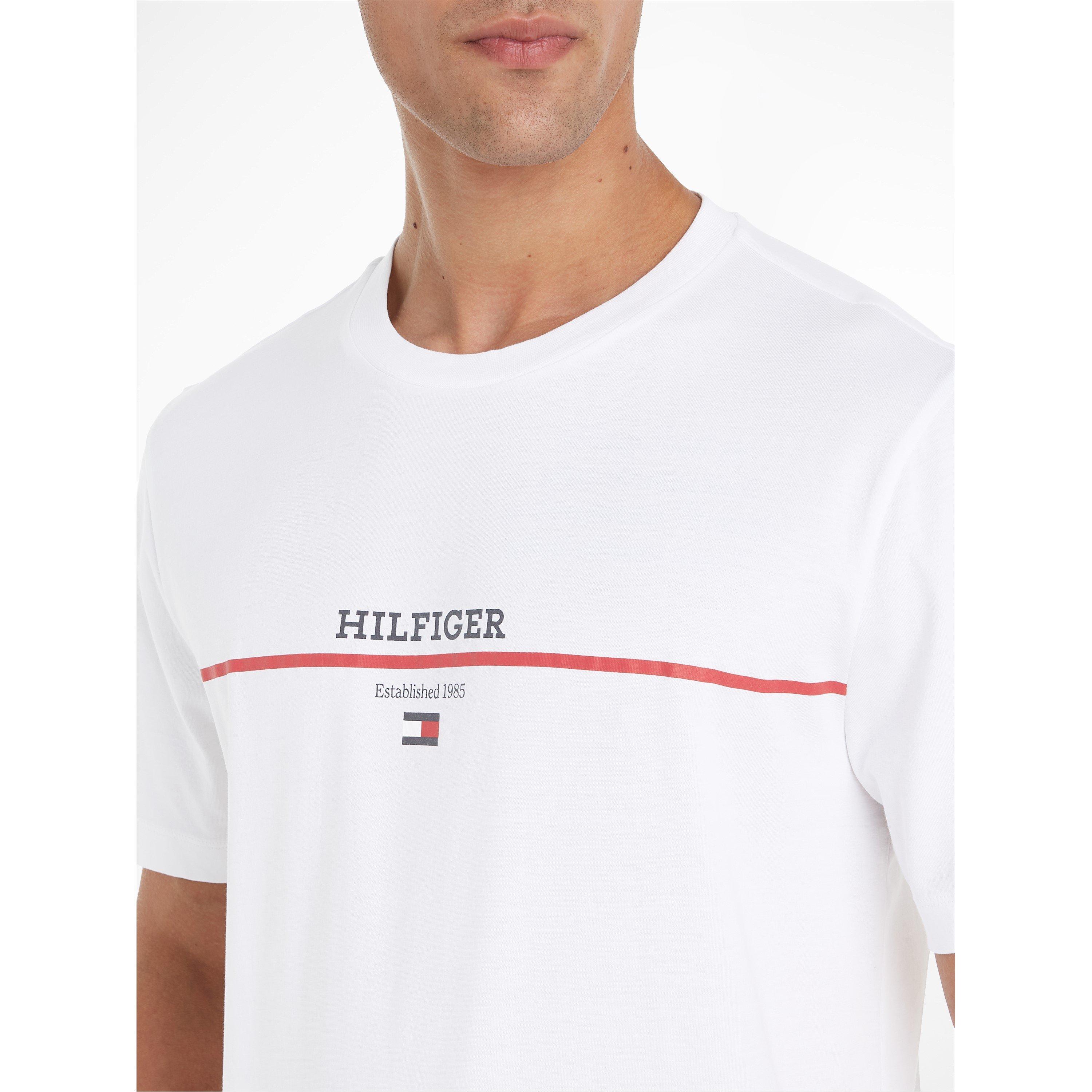 White - Tommy Hilfiger - Cotton Logo T-shirt - 3