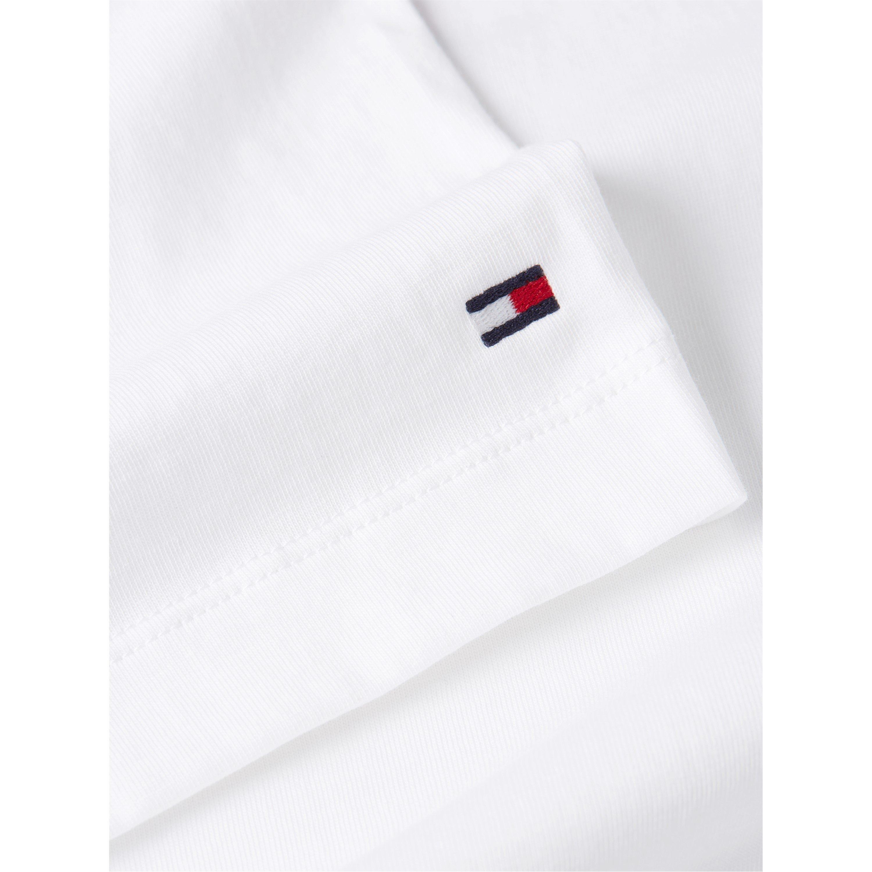 White - Tommy Hilfiger - Cotton Logo T-shirt - 4
