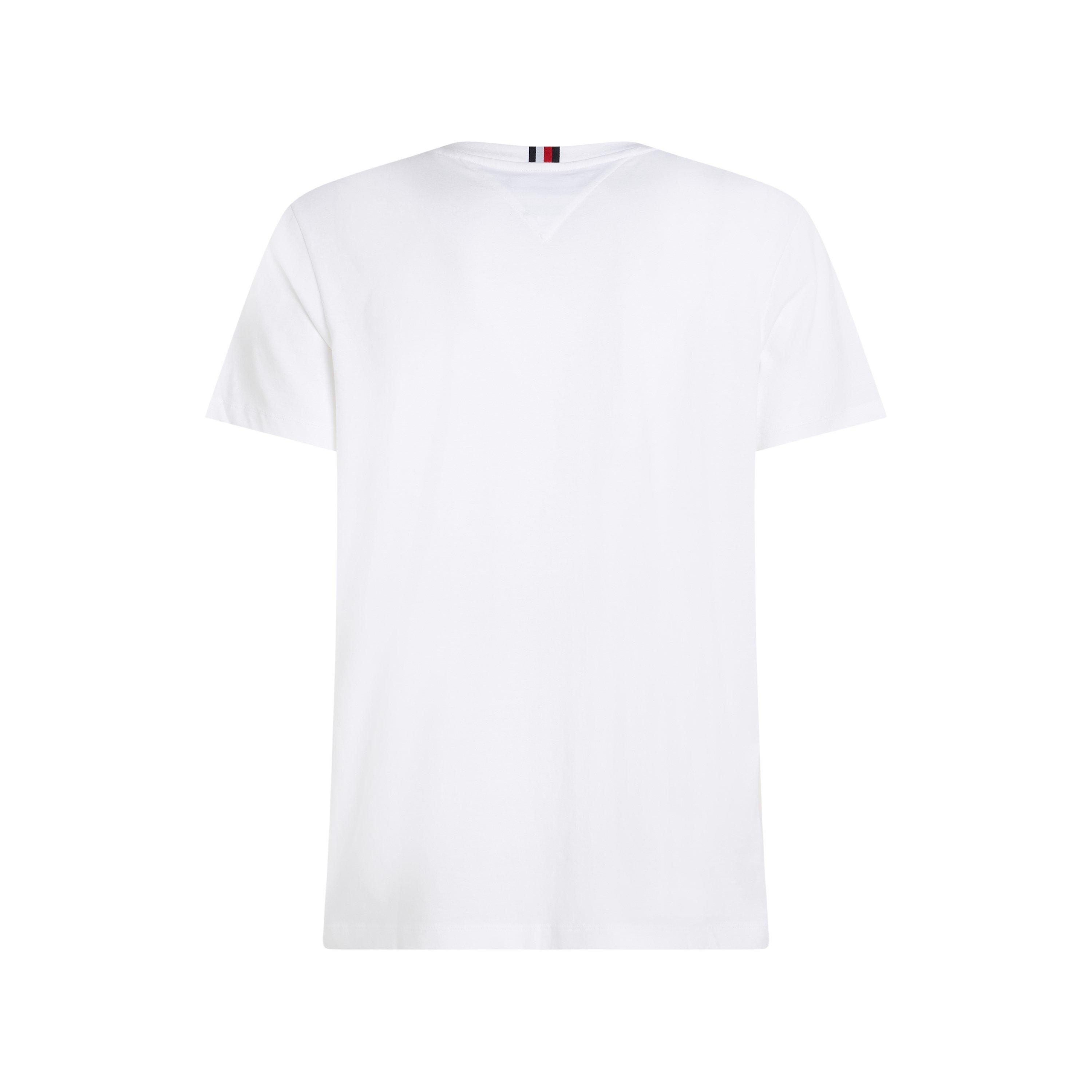 White - Tommy Hilfiger - Cotton Logo T-shirt - 6