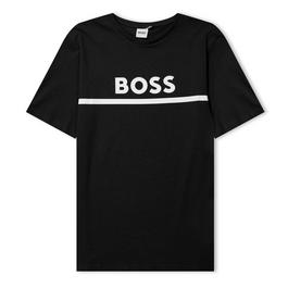 Boss Large Logo T shirt Junior Boys