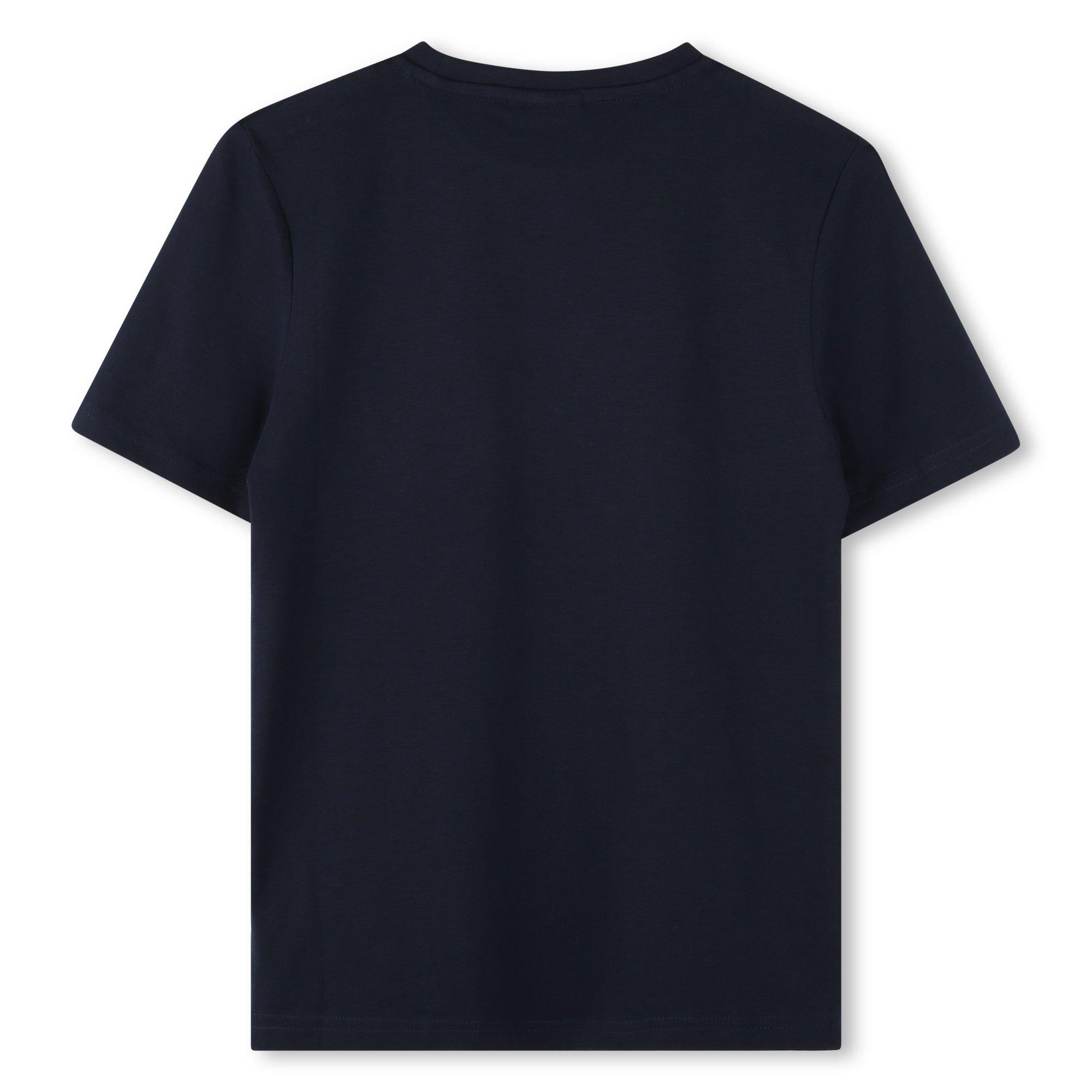 Navy 849 - Boss - Kids Large Logo T-Shirt, Logo - 2