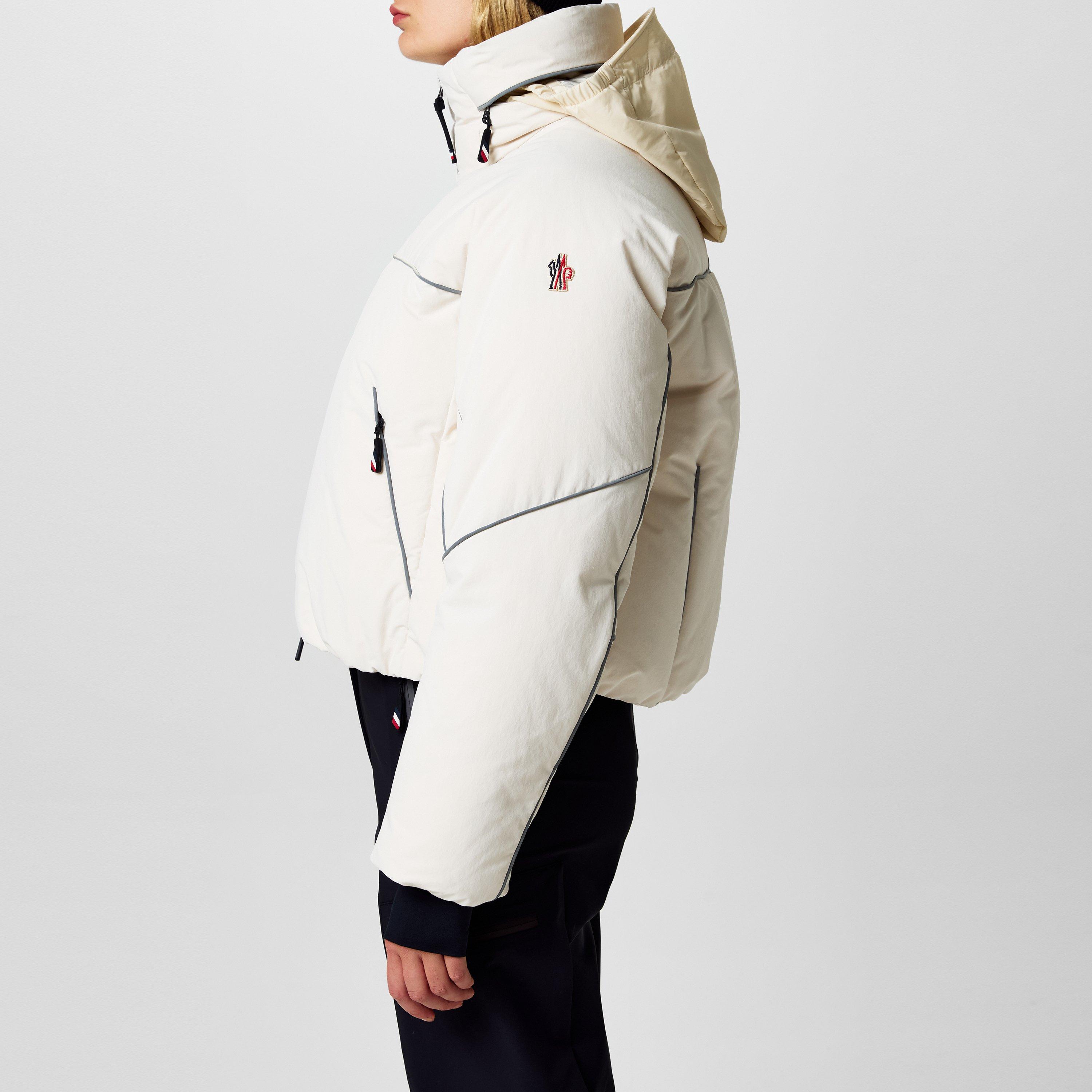 Cream 050 - Moncler Grenoble - Women's Klais Water Resistant Windproof Down Short Puffer Jacket - 2