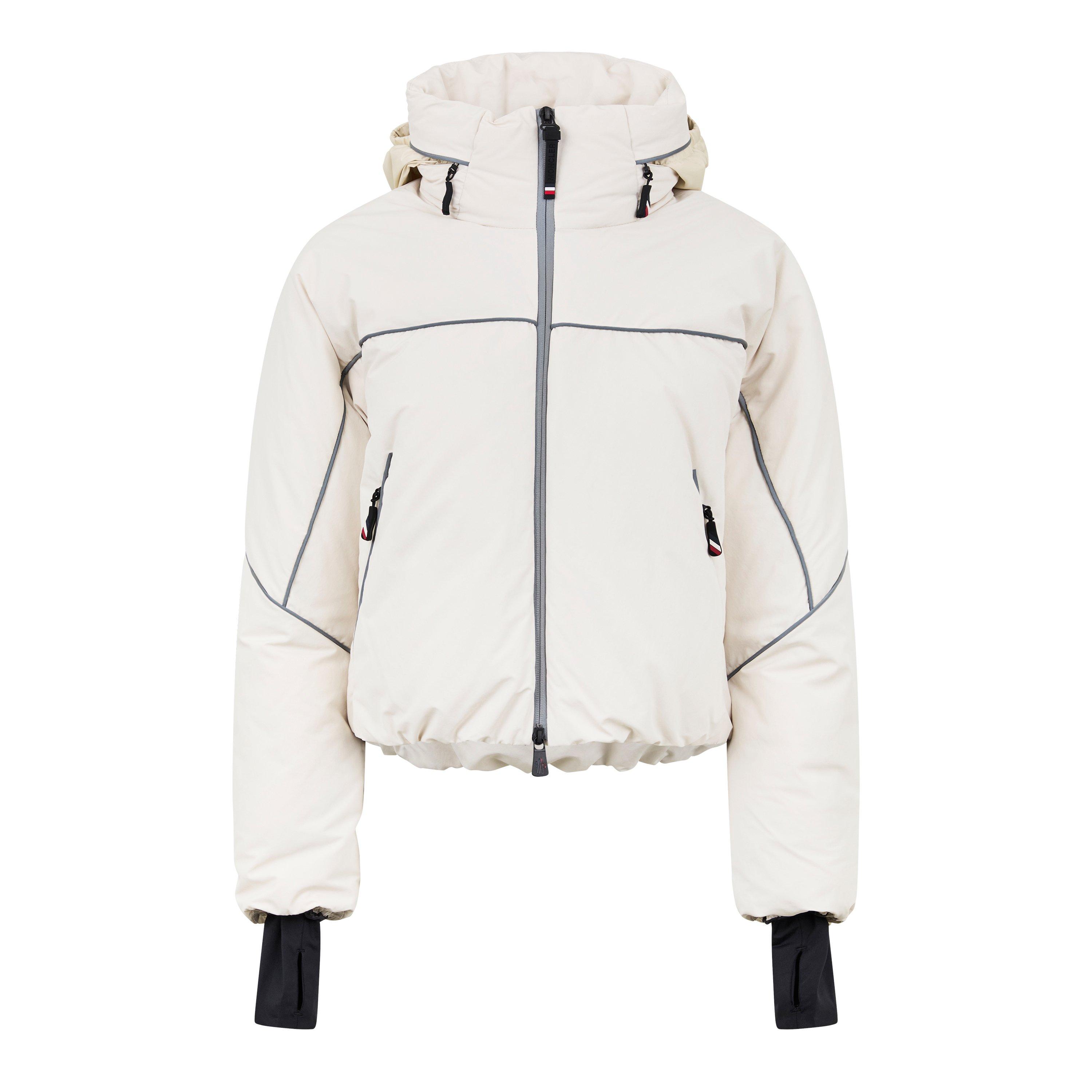 Cream 050 - Moncler Grenoble - Women's Klais Water Resistant Windproof Down Short Puffer Jacket - 5