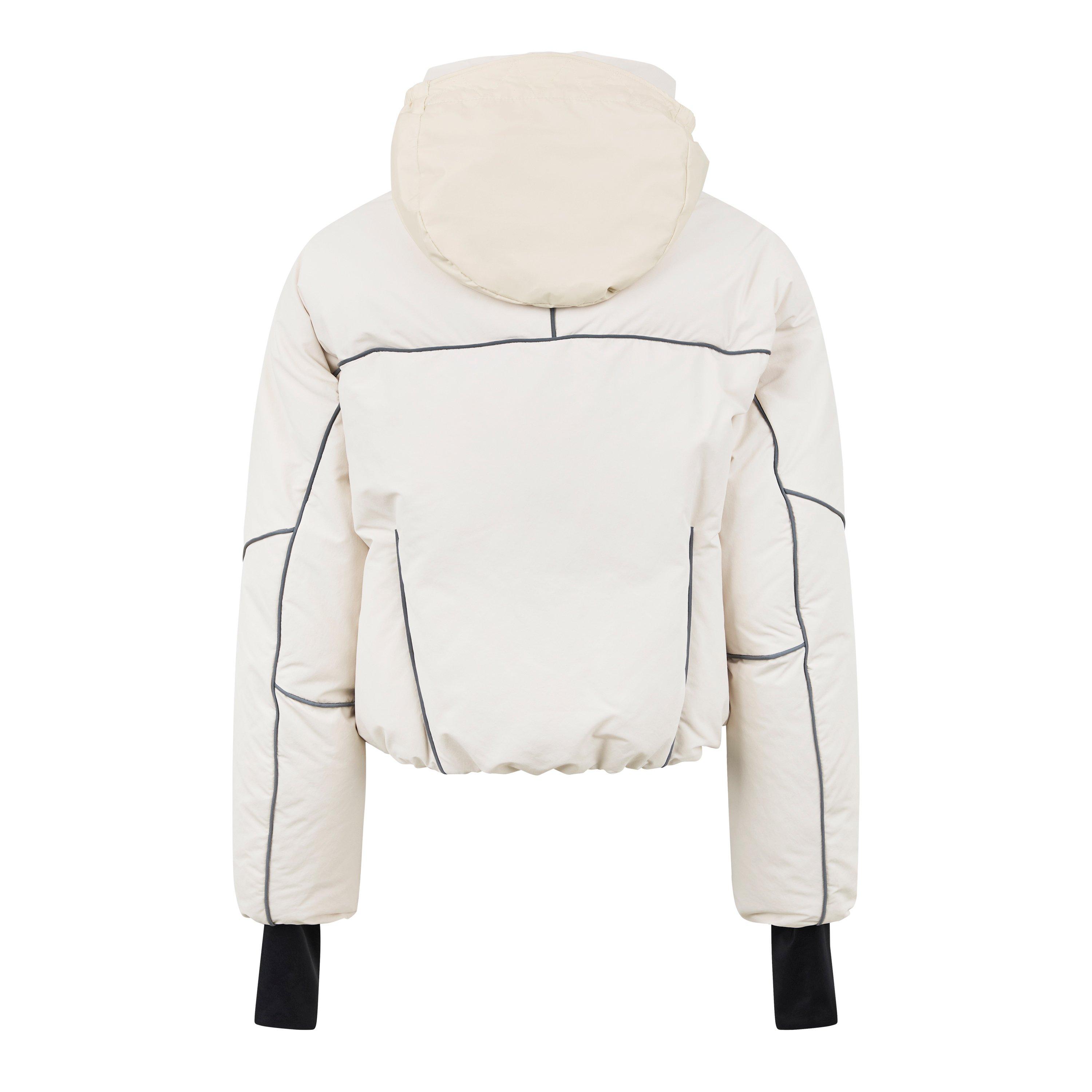 Cream 050 - Moncler Grenoble - Women's Klais Water Resistant Windproof Down Short Puffer Jacket - 6