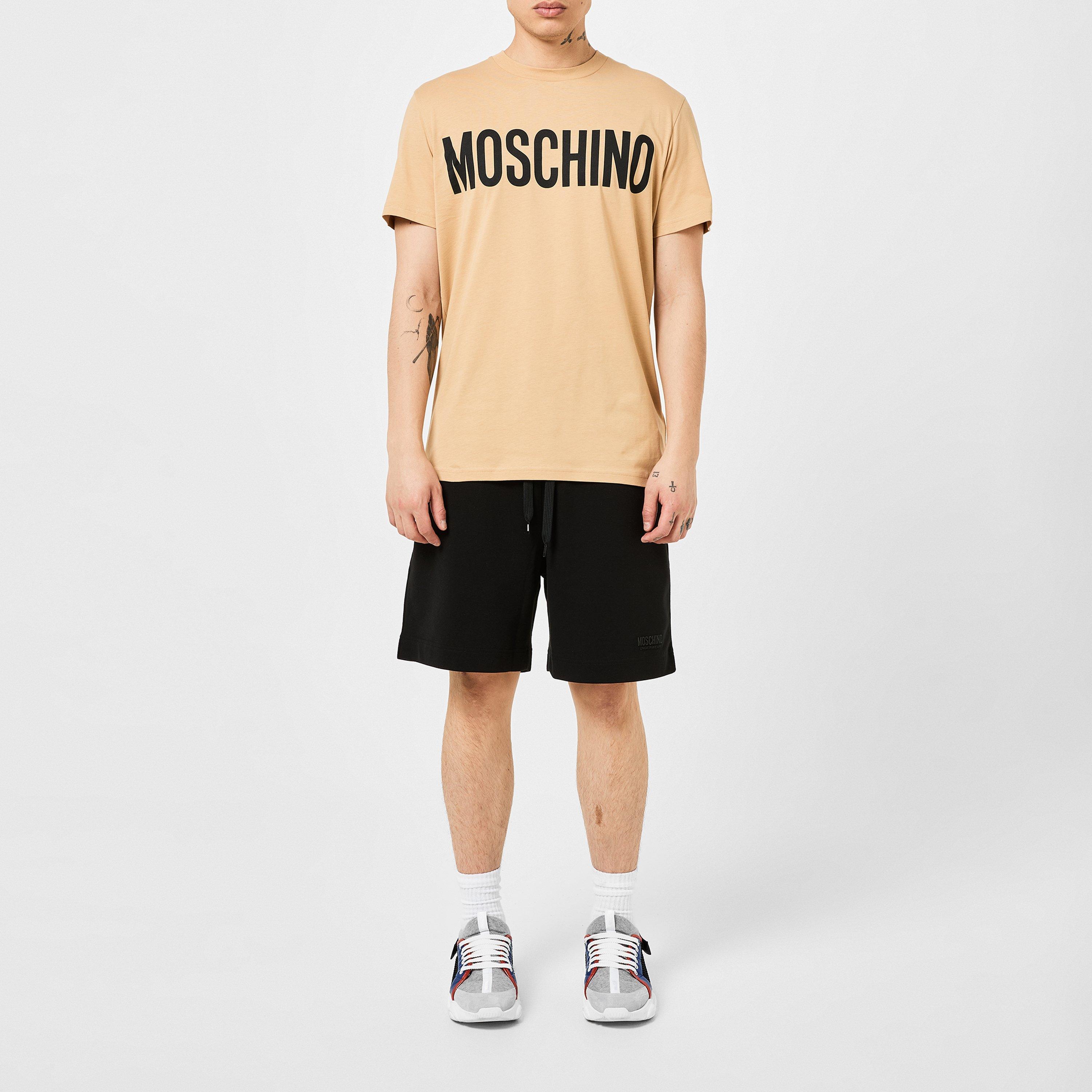 Fantasy Beige - Moschino - Men's Fantasy Regular Fit T-Shirt - 4