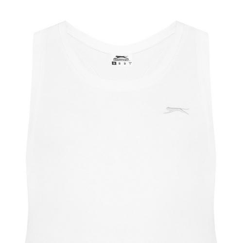 White - Slazenger - Muscle Vest Mens - 8