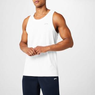 White - Slazenger - Muscle Vest Mens - 4