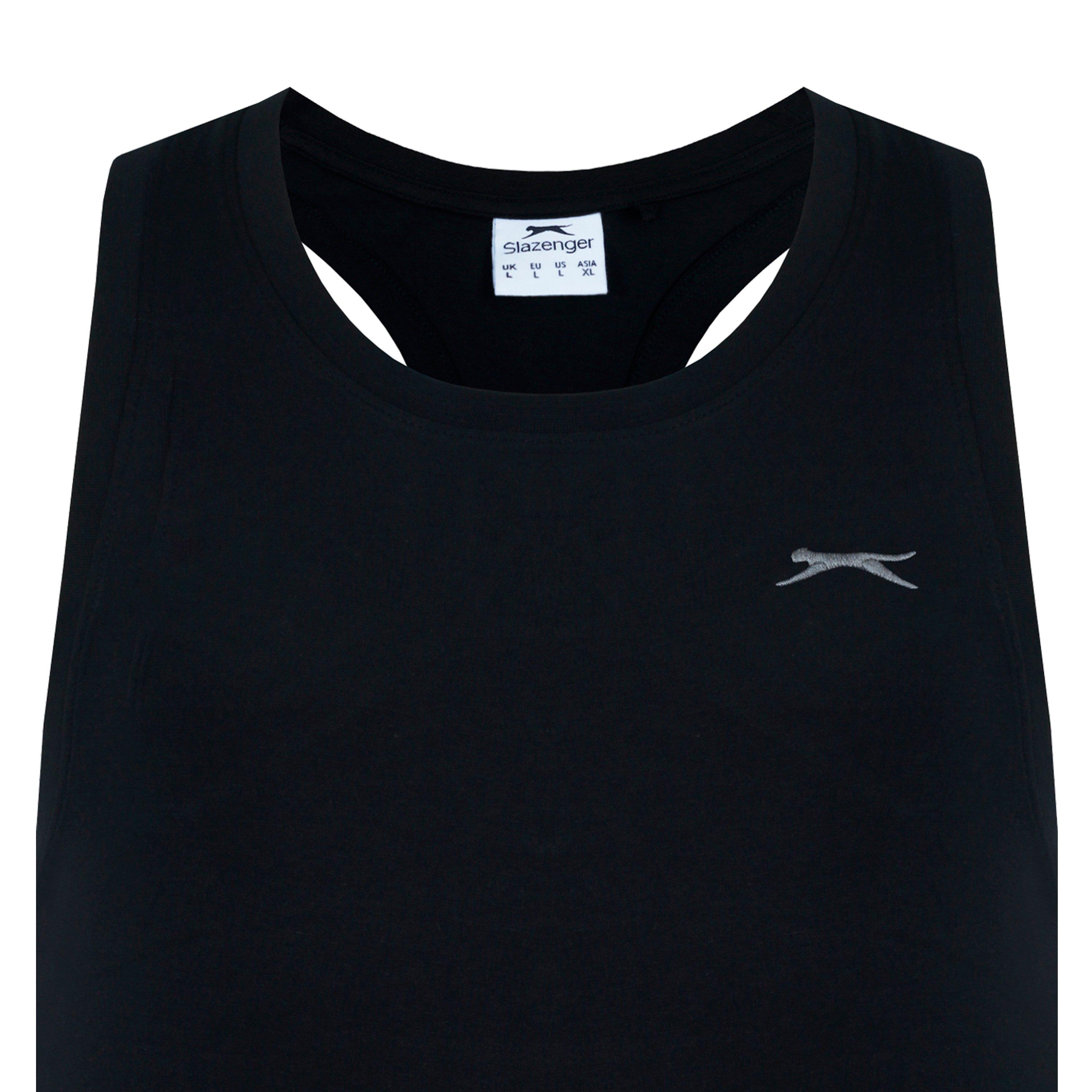 Black - Slazenger - Muscle Vest Mens - 3