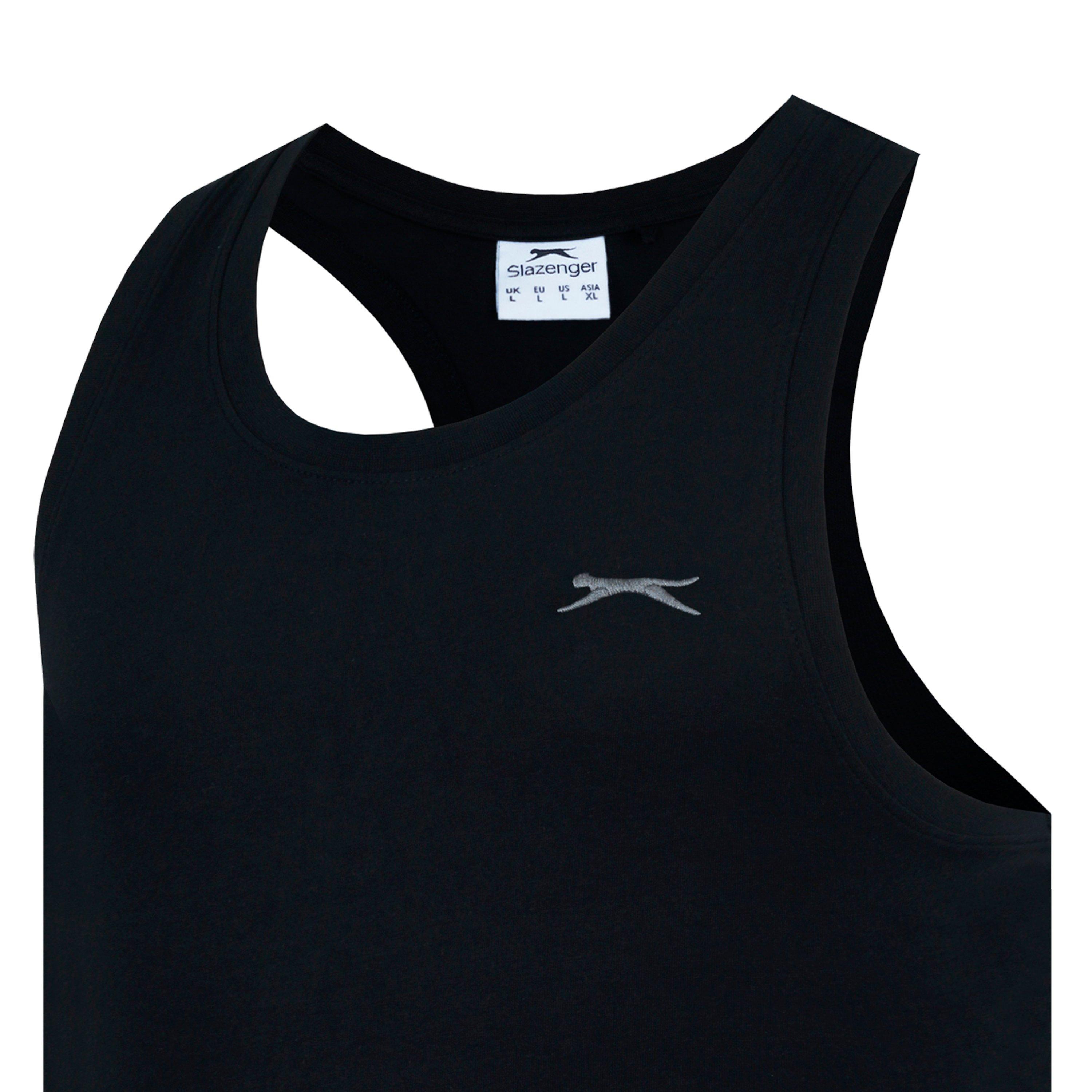 Black - Slazenger - Muscle Vest Mens - 5