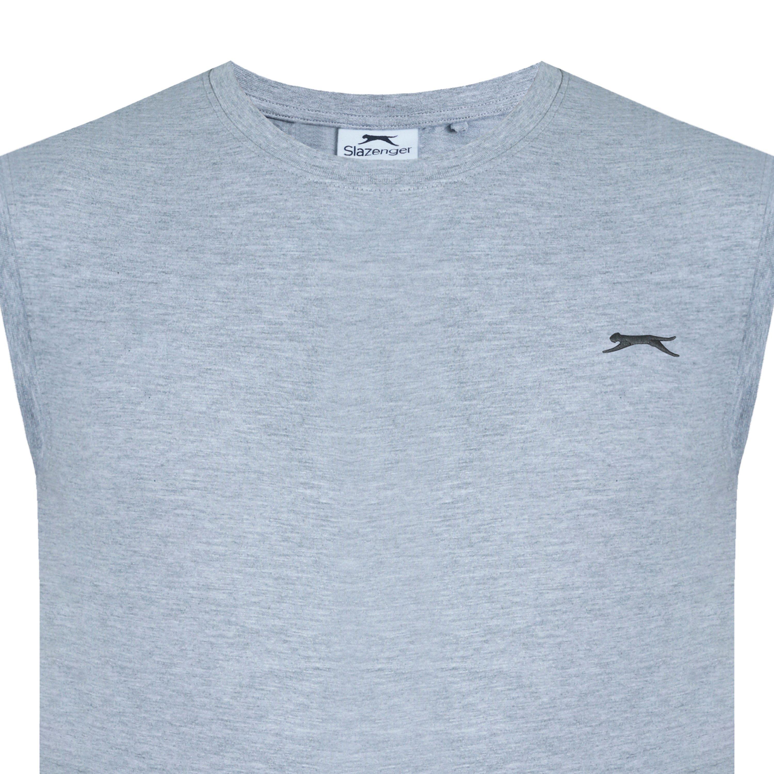 Grå Marl - Slazenger - Mens Vest - 4