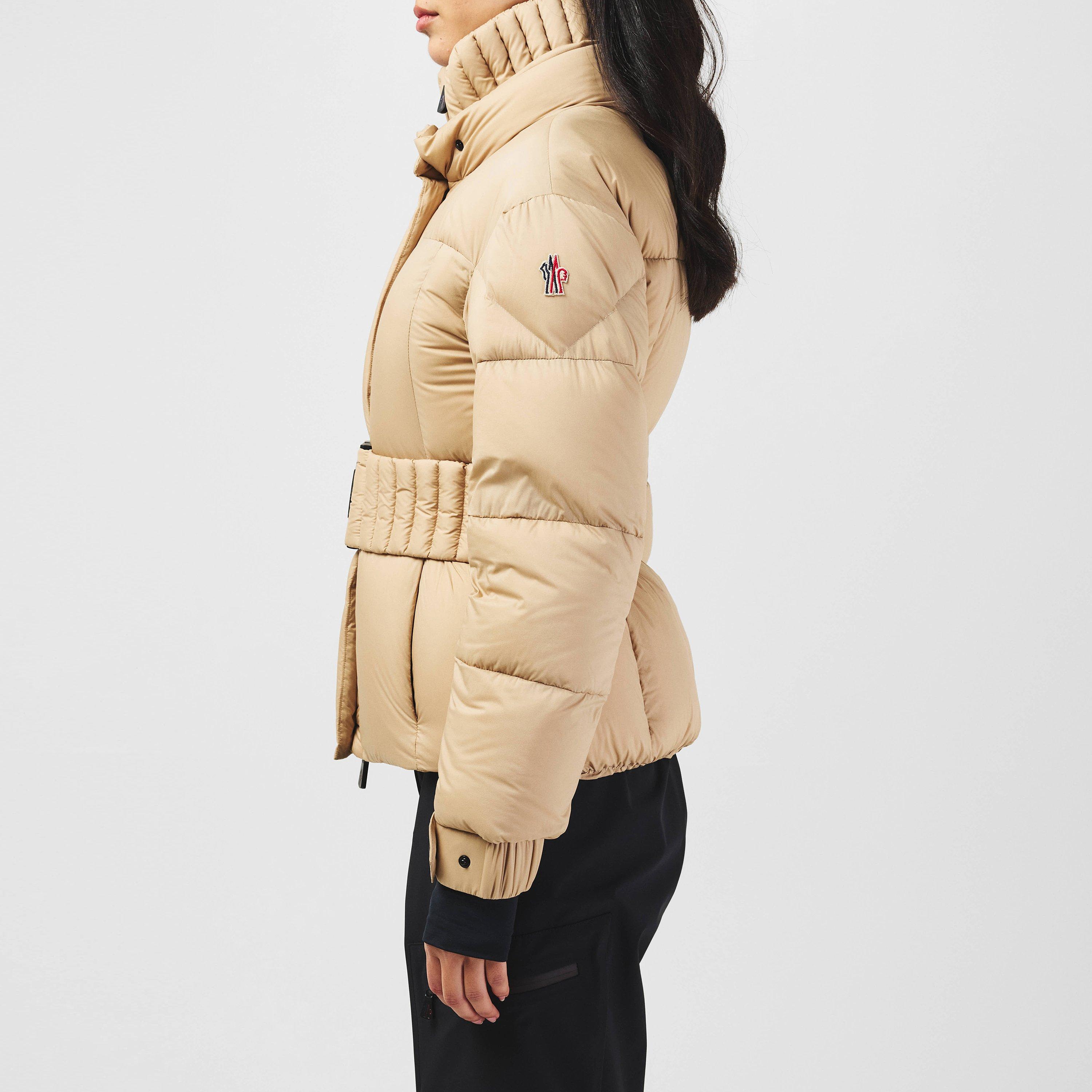 Beige 222 - Moncler Grenoble - Women's Coronel Down Windproof Long Sleeve Short Puffer Jacket - 2