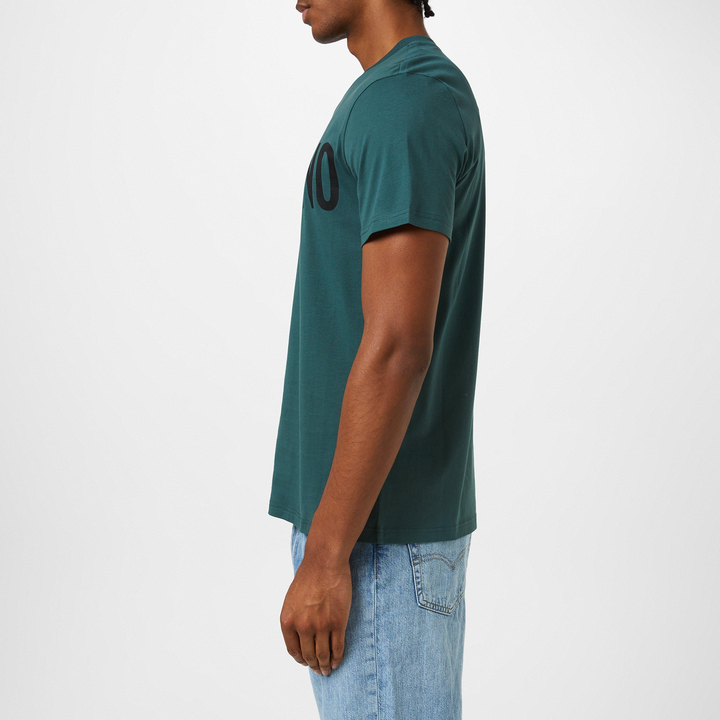 Fantasy Green - Moschino - Men's Logo Regular Fit T-Shirt - 2