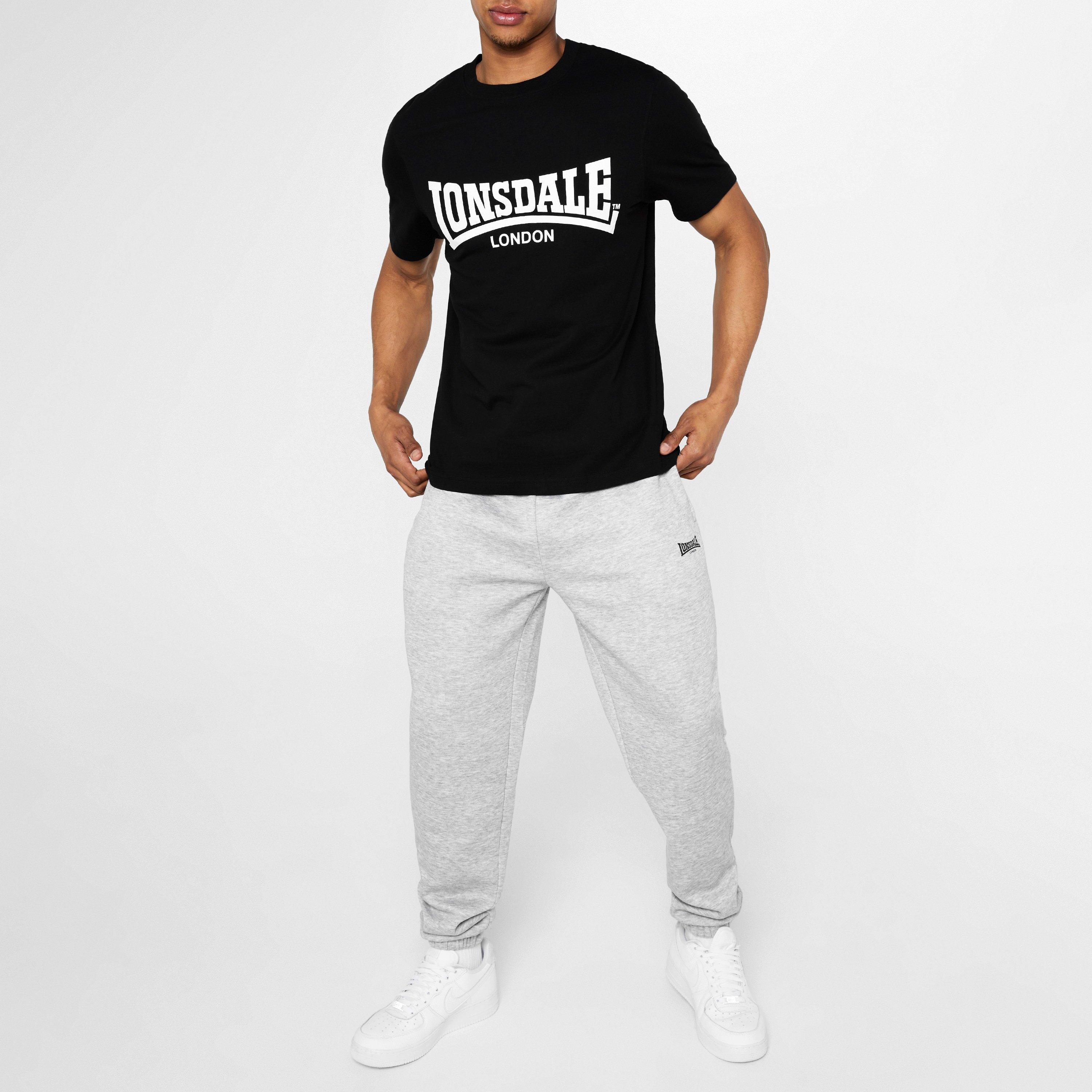 Schwarz - Lonsdale - Essentials Logo Tee - 2