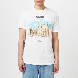 Moschino Graphic Painting Milan T-Shirt