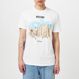 Moschino Graphic Painting Milan T Shirt