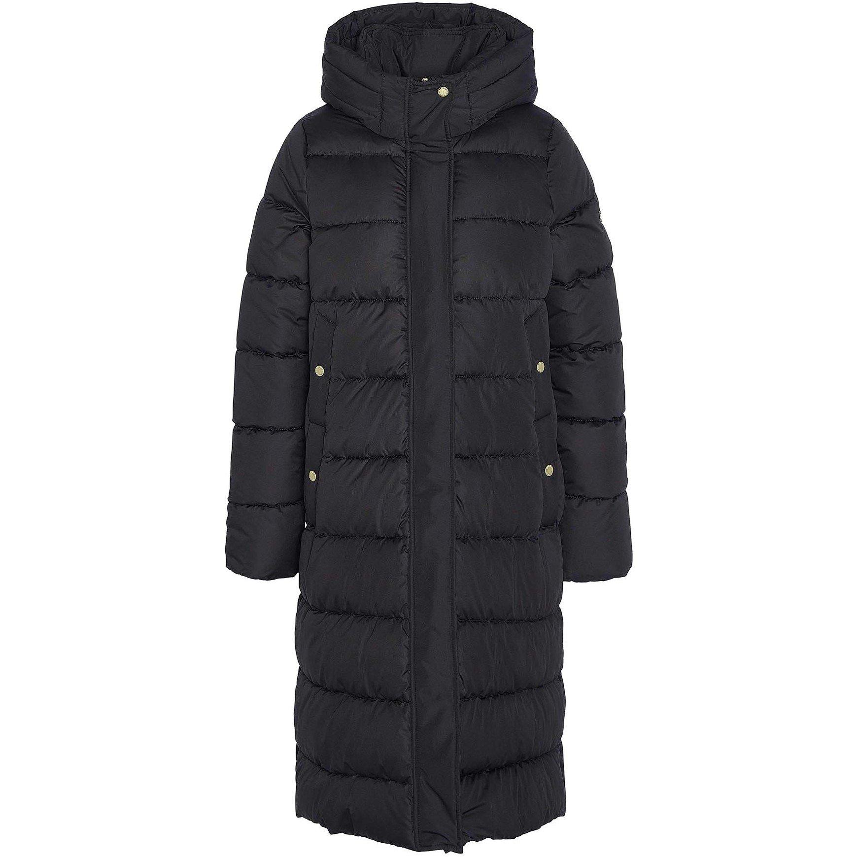 Black - Barbour International - Barron Longline Puffer Jacket - 8