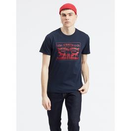 Levis Varsity Circle T Shirt