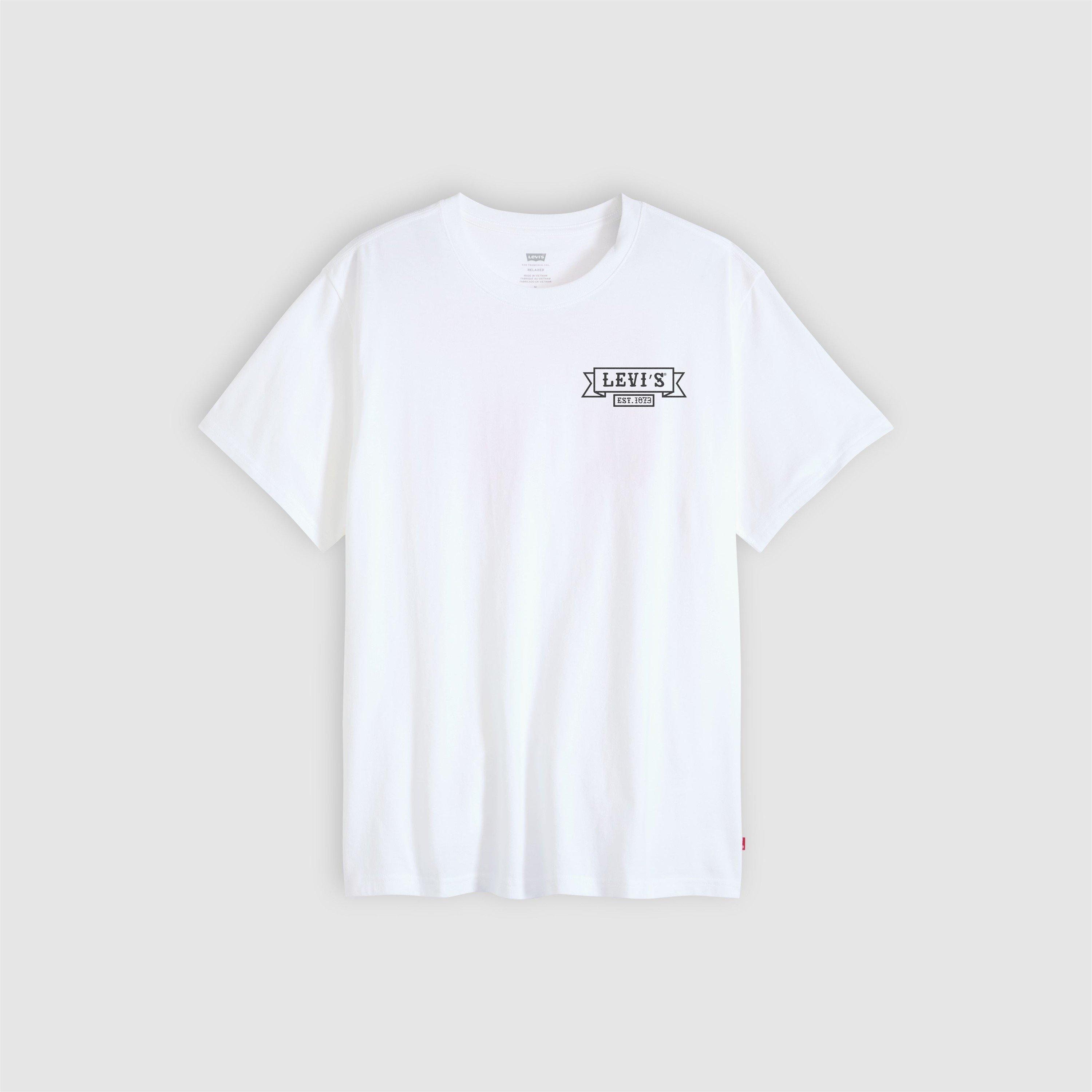 Levis Men's Icon T-Shirt - White Eagle - S