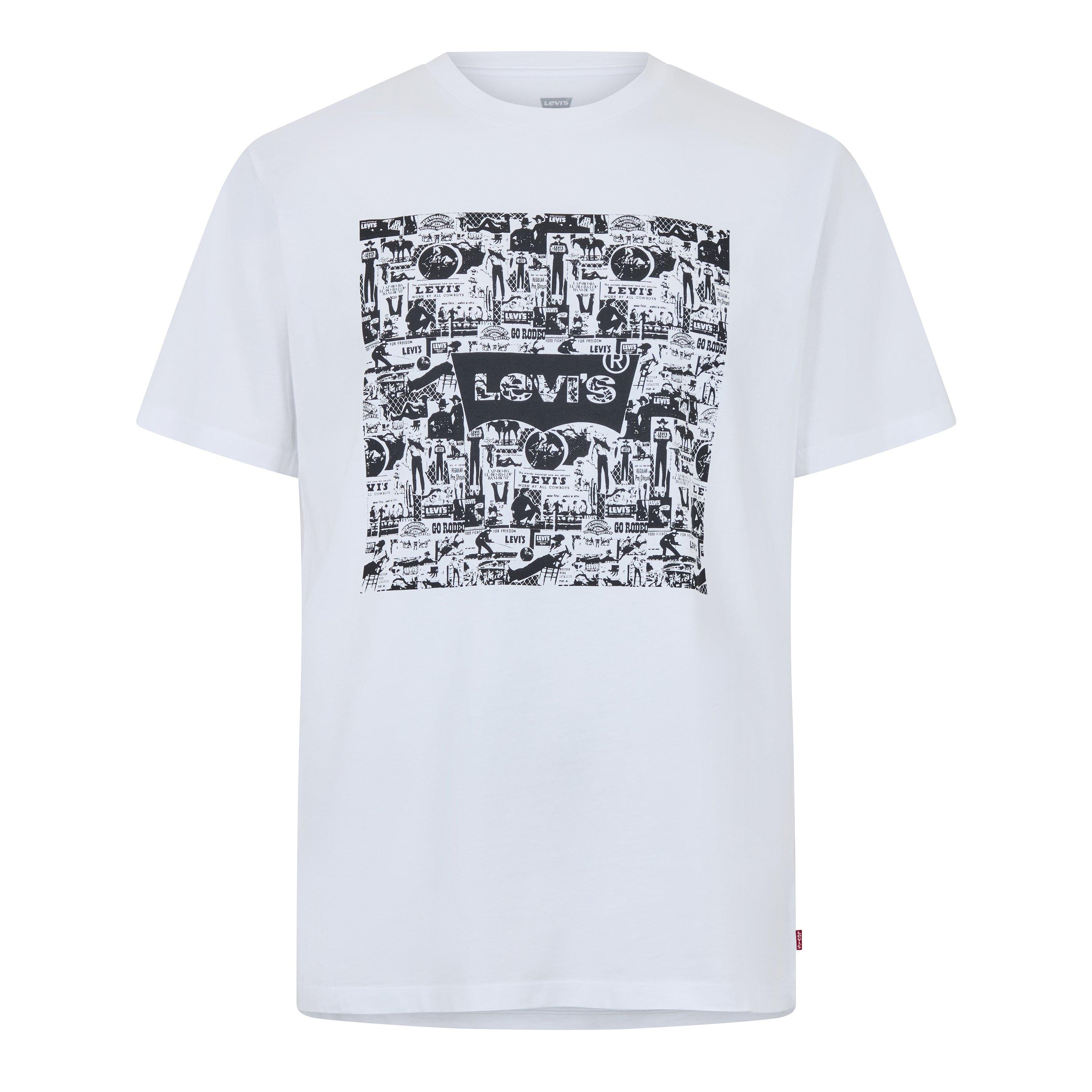 Levis Men's Icon T-Shirt - Grid White - XL