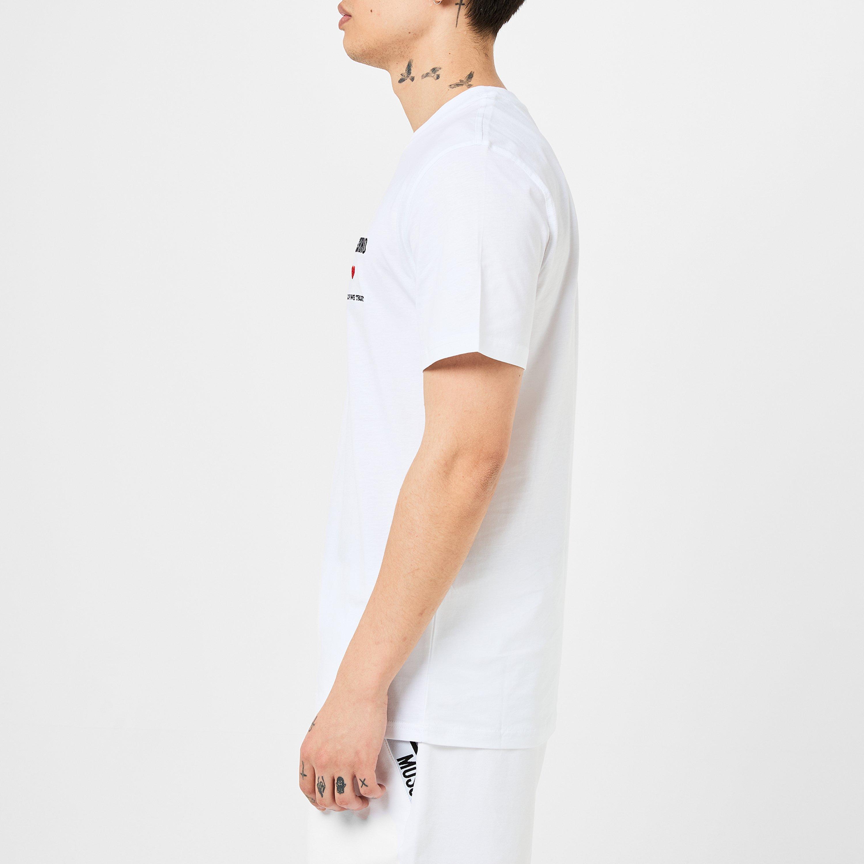 Moschino | Embroidered In Love We Trust T-Shirt | Regular