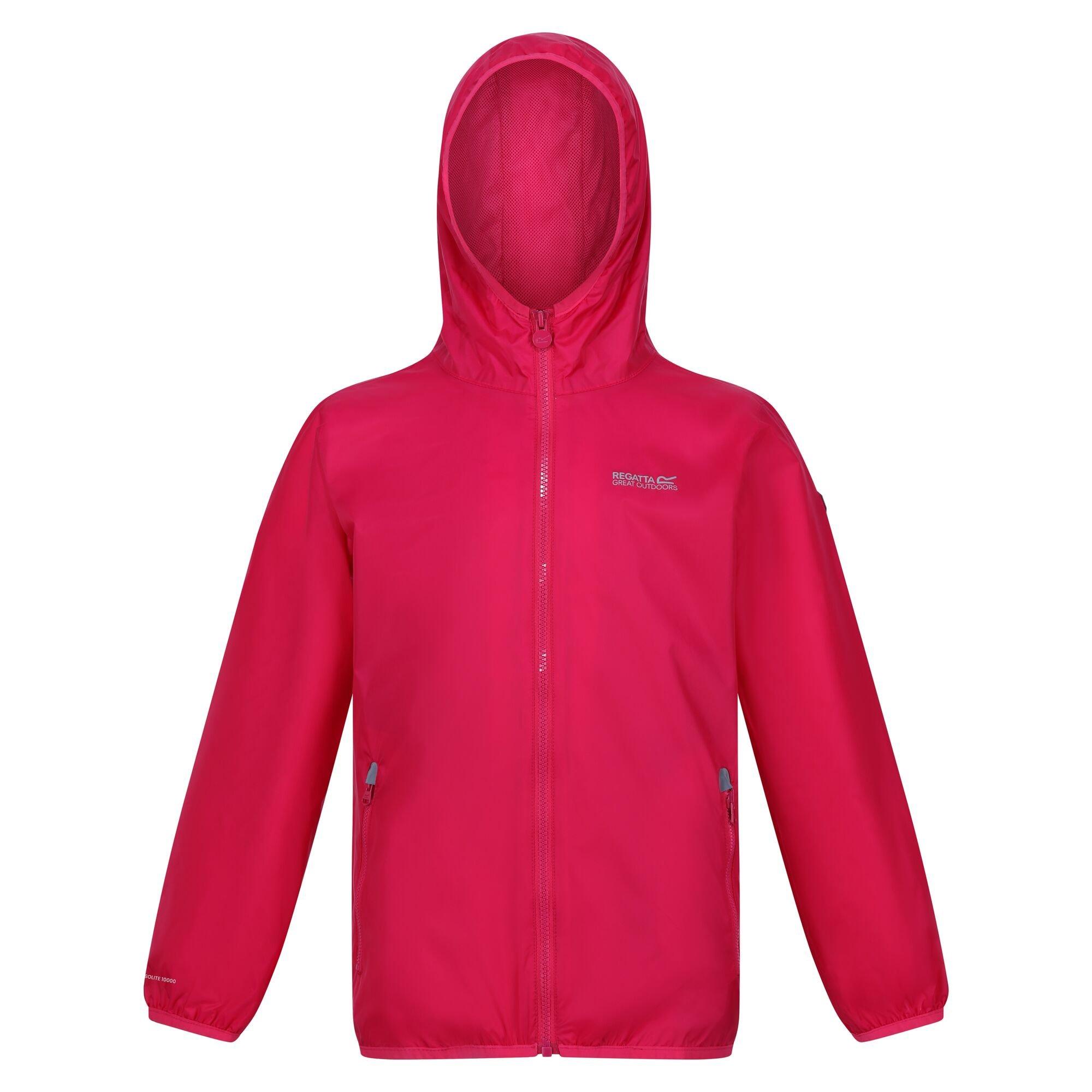 Regatta Pink Potion Lever Ii Waterproof & Breathable Jacket - C13yrs