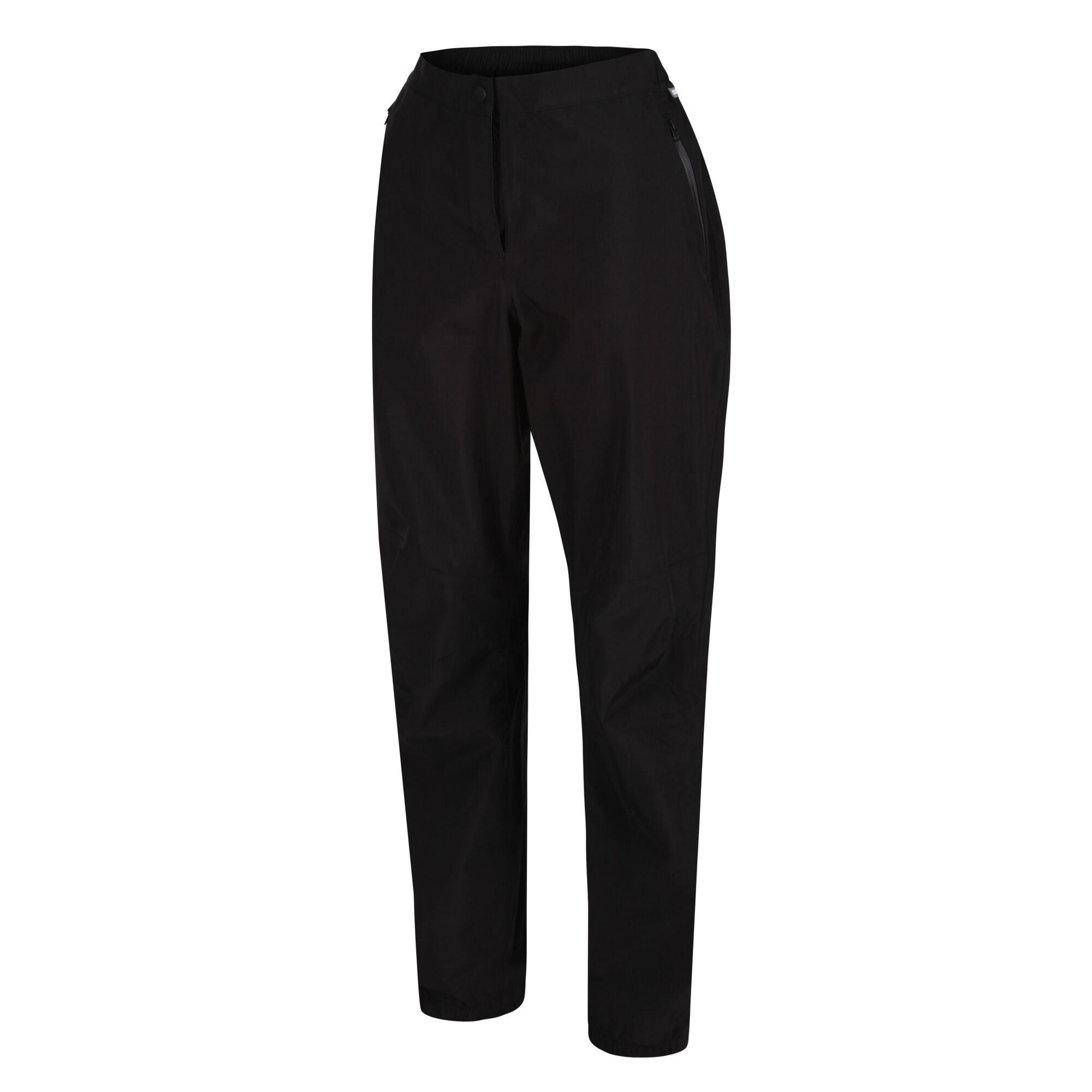 Regatta Women's Highton Waterproof Overtrousers (Long) - Black - 20 (3XL)